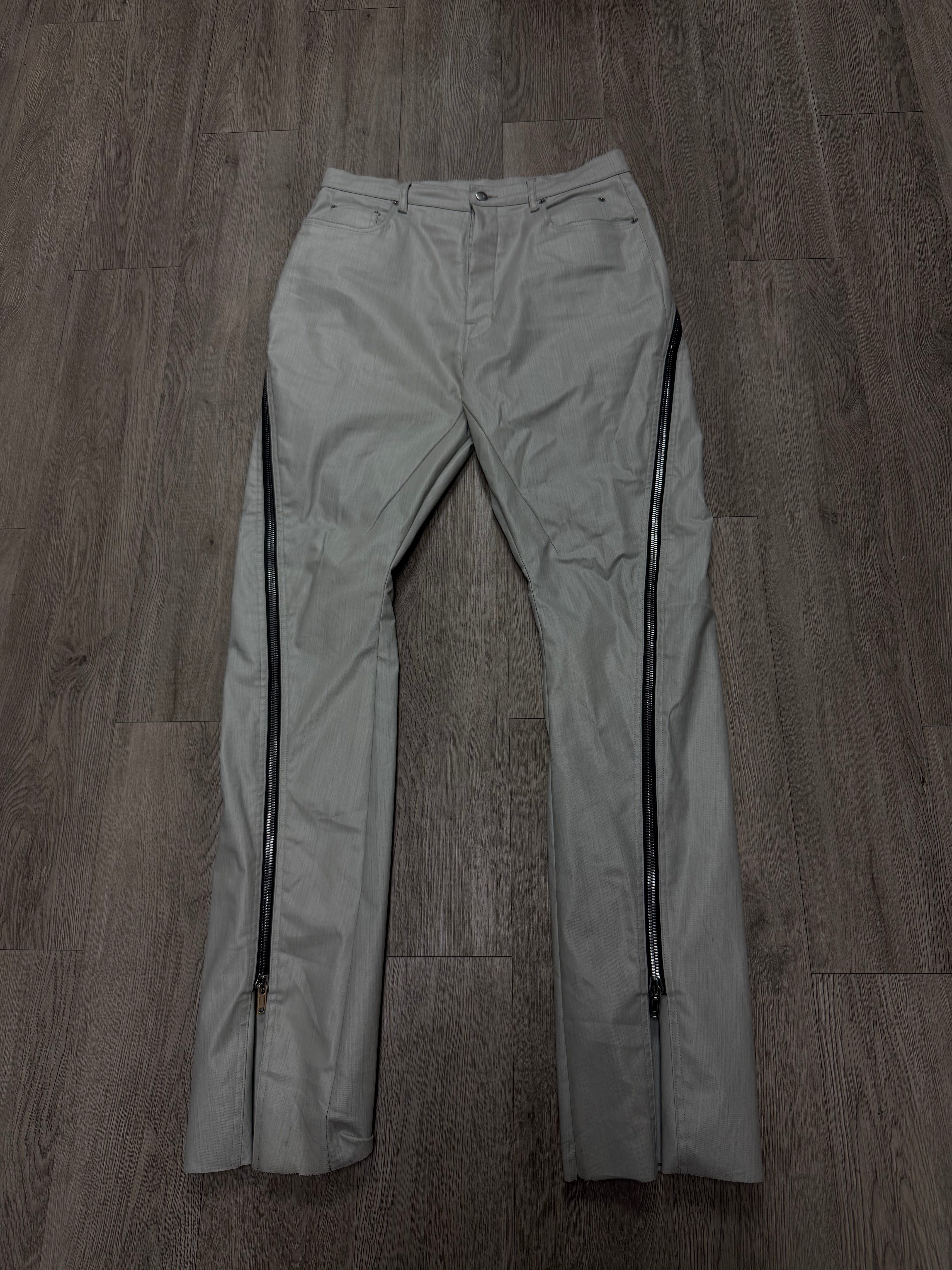 Rick Owens White Bolan Cargo Pants