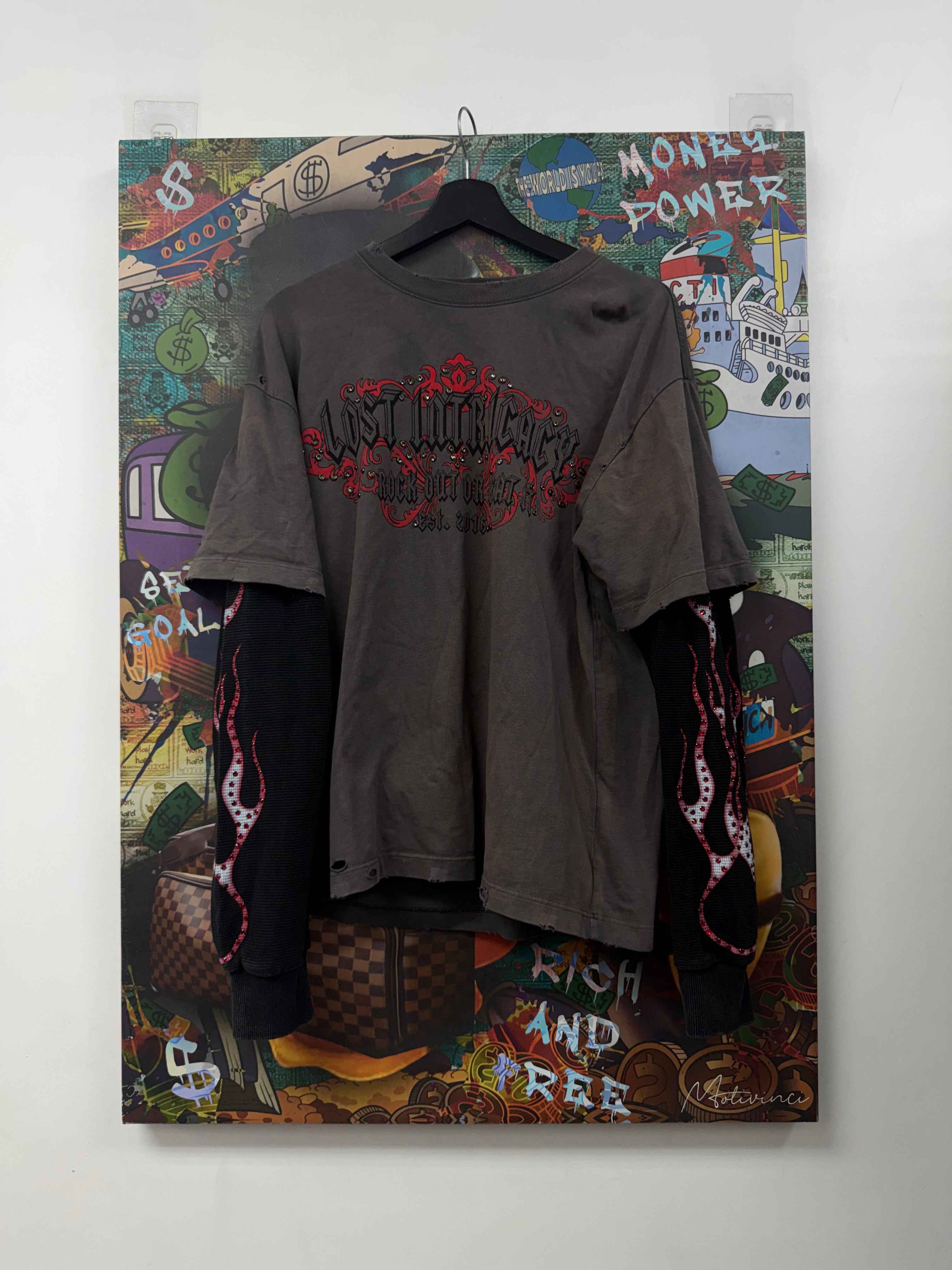 Lost Intricacy Harley Davidson Thermal Long Sleeve