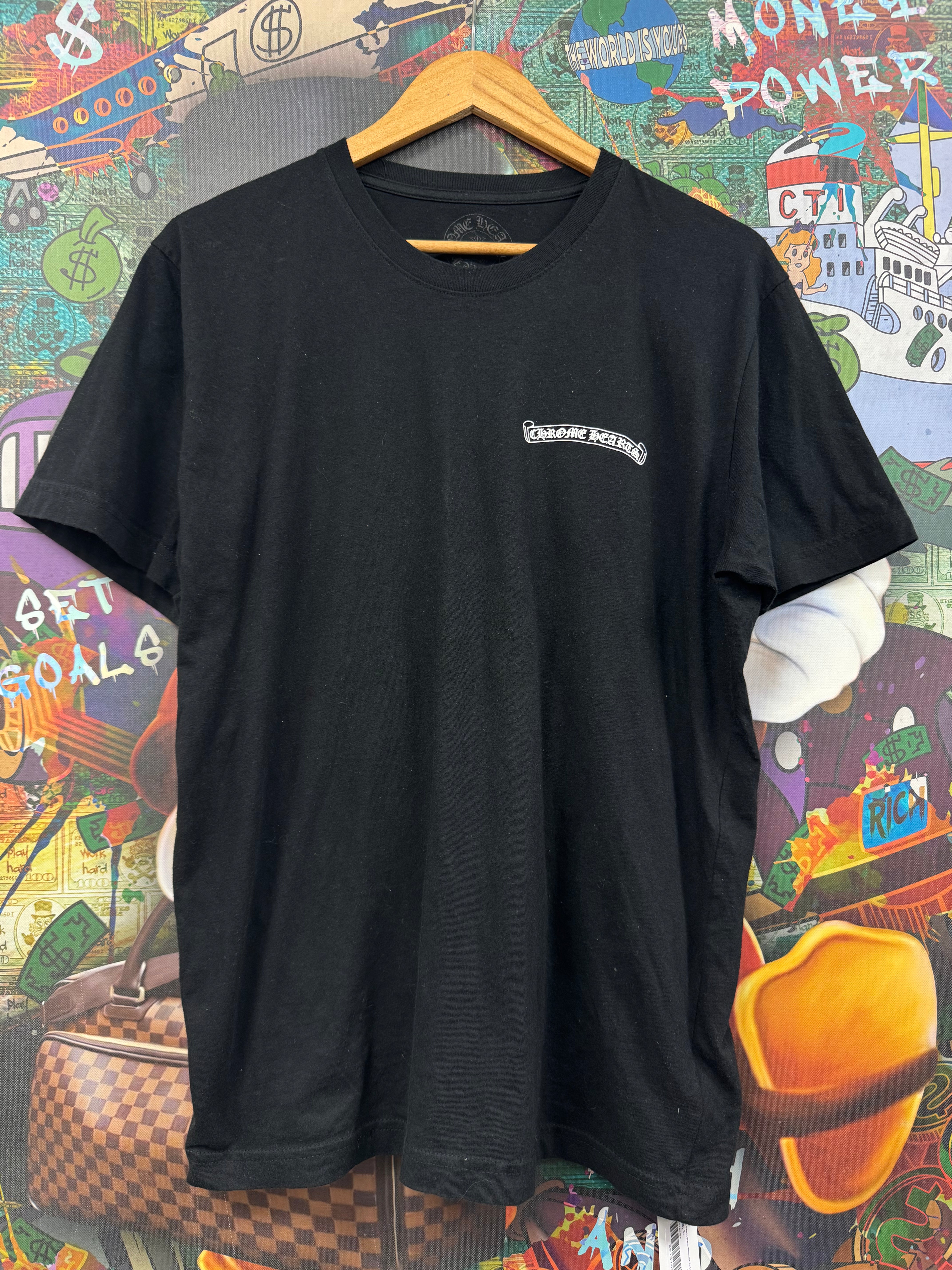 Chrome Hearts Black Welcome To Las Vegas Tee