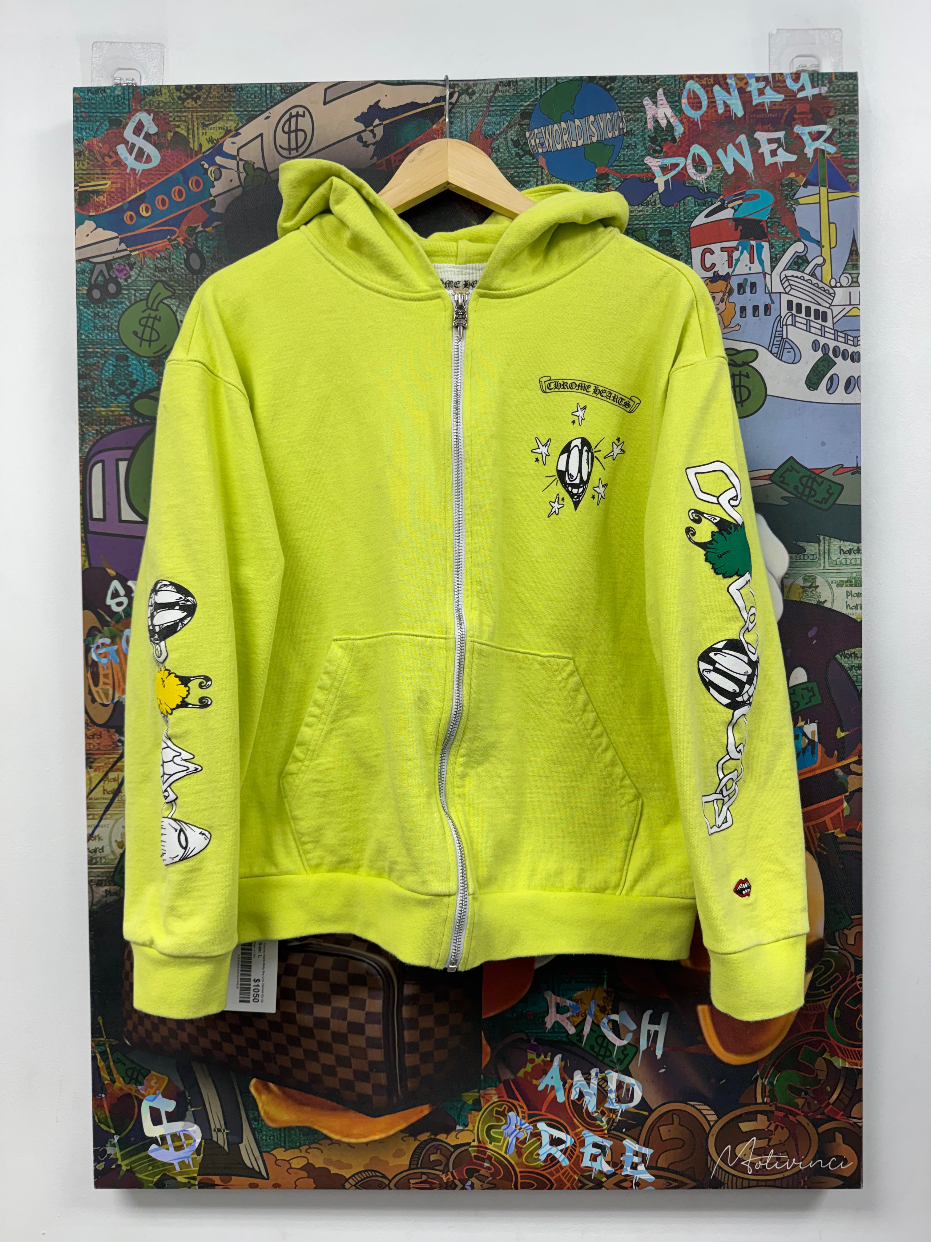 Chrome Hearts Matty Boy Link Thermal Zip Up