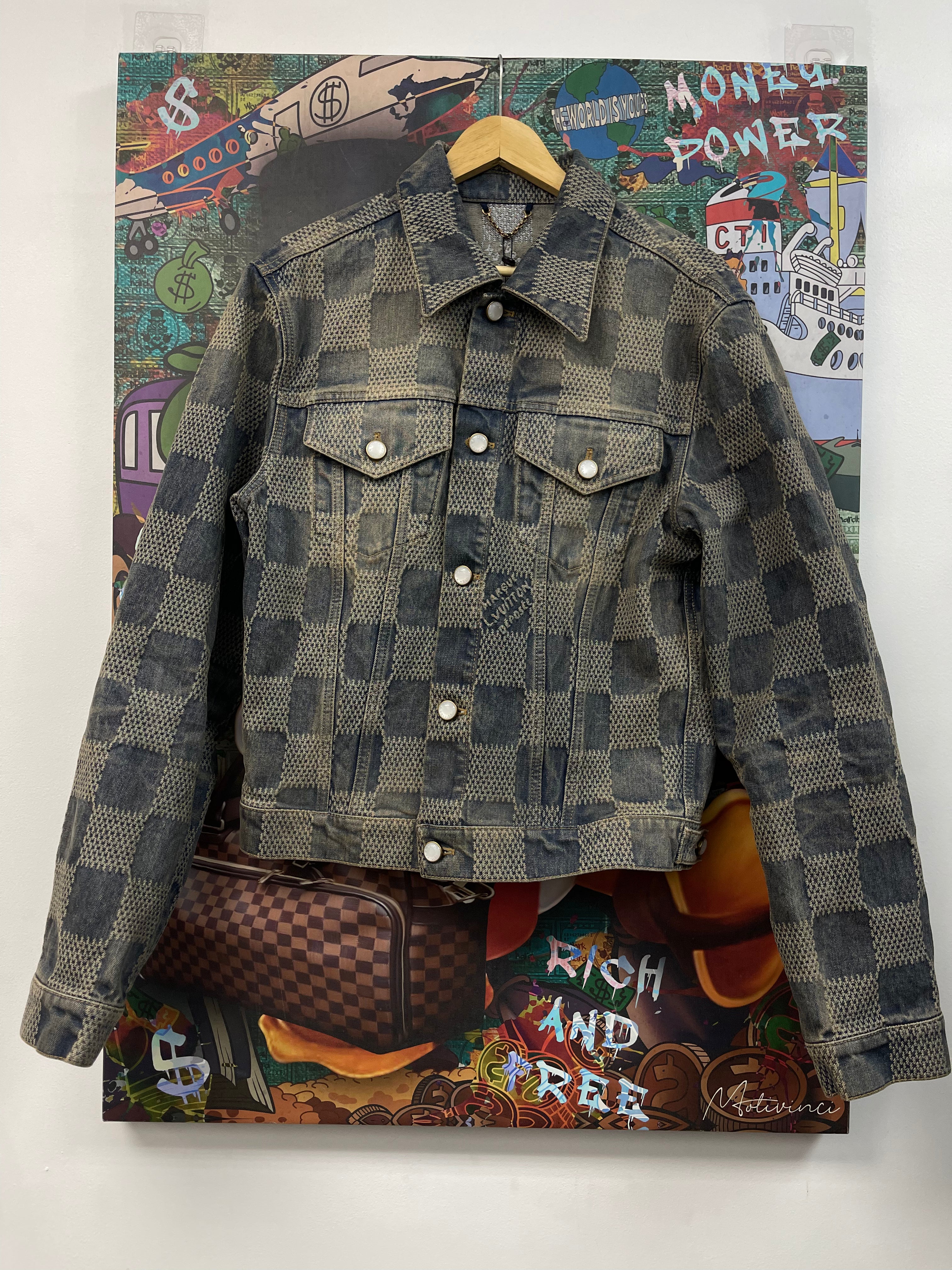 Louis Vuitton Damier Washed Denim Jacket