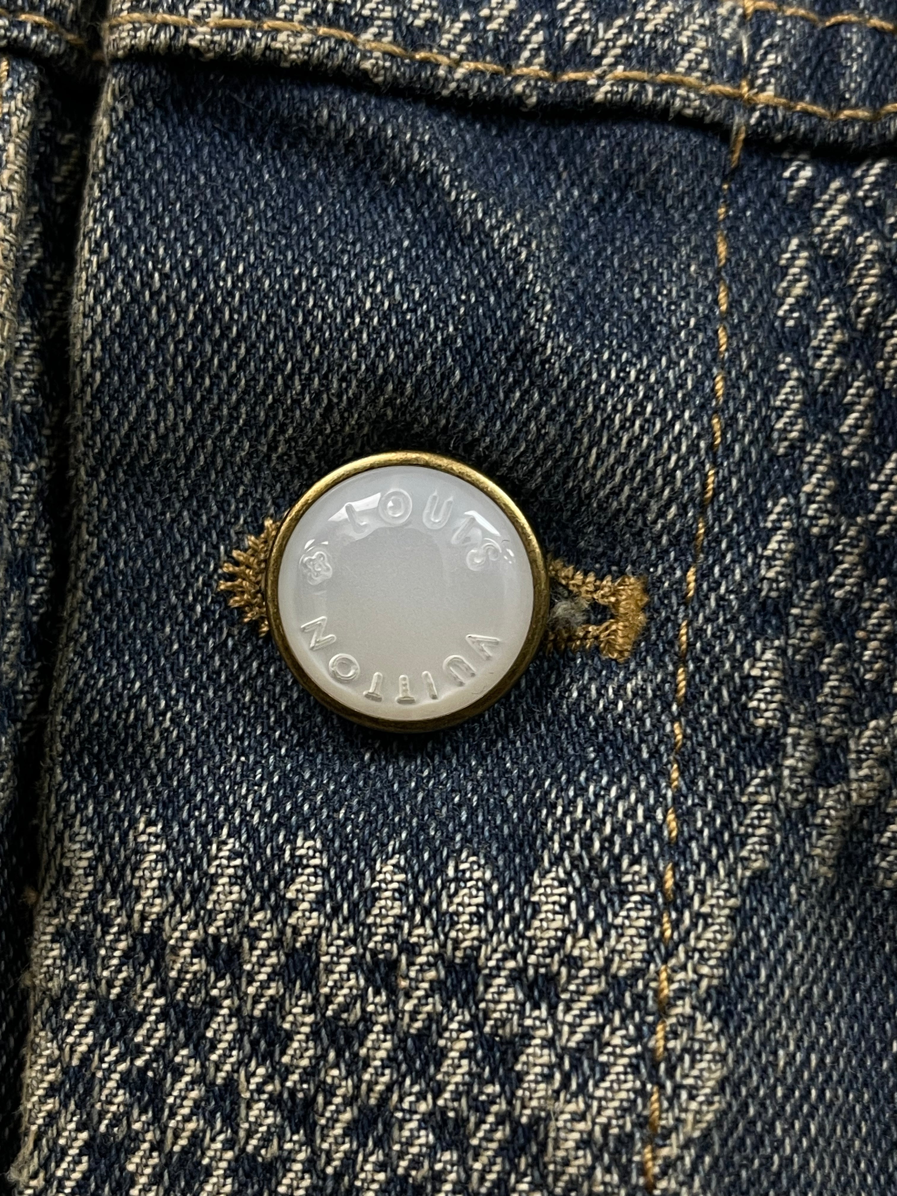 Louis Vuitton Damier Washed Denim Jacket