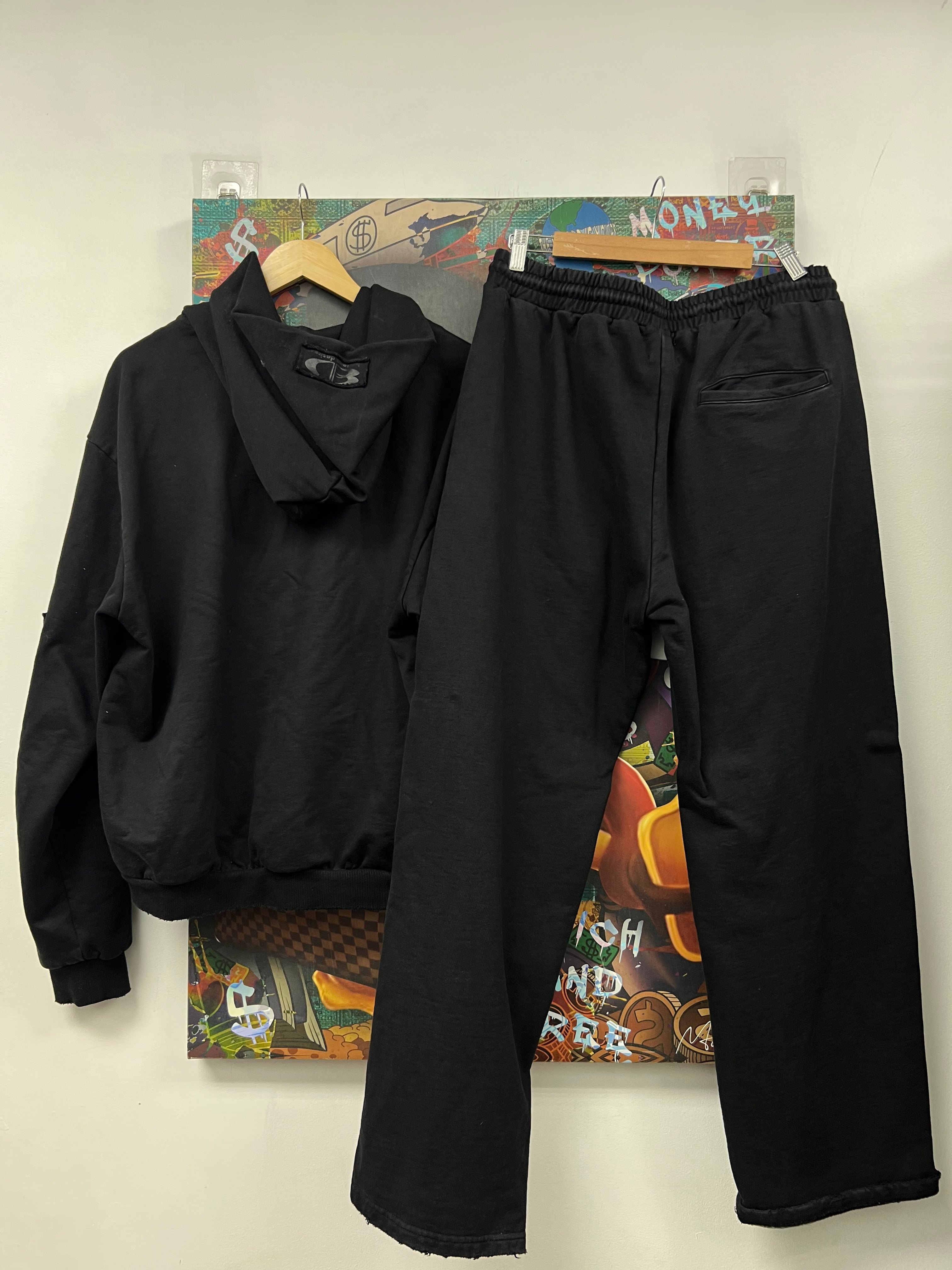 Bottega Desires Black Tech Sweatsuit