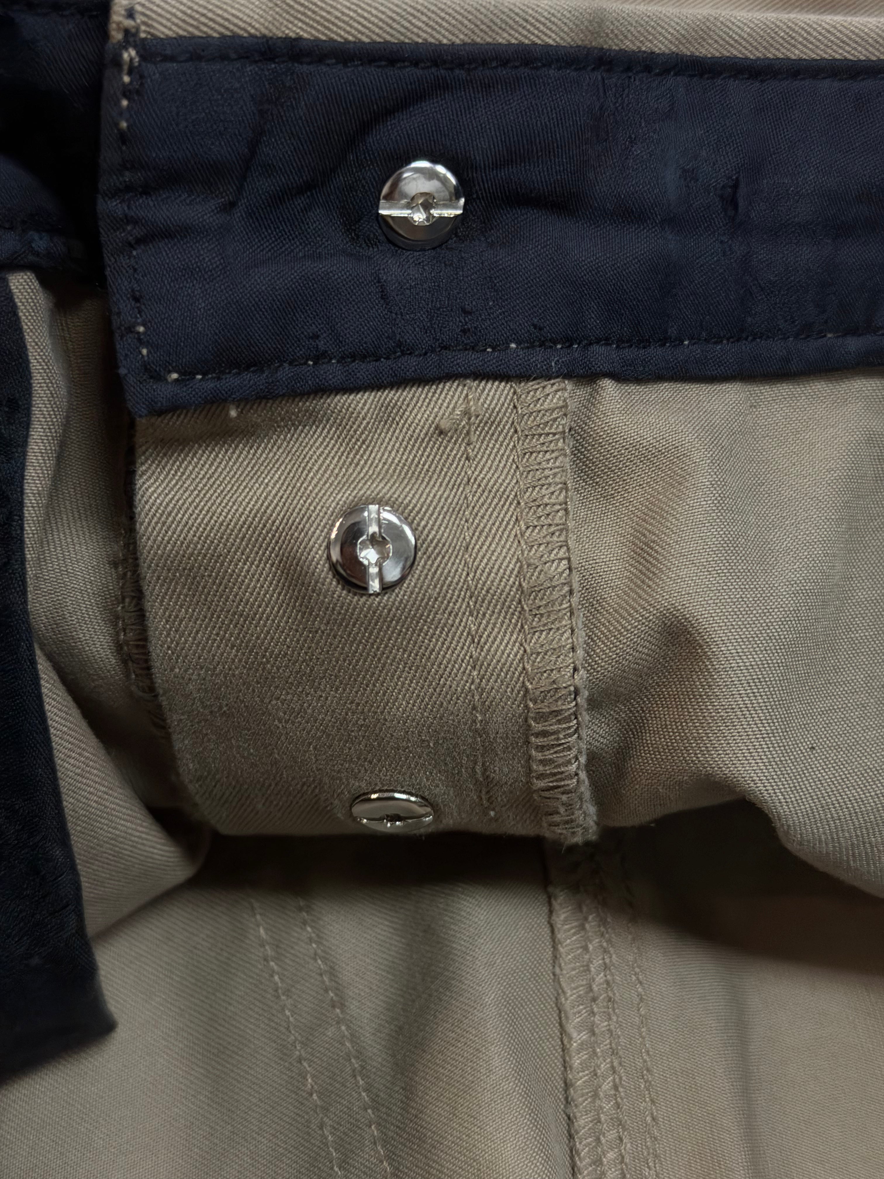 Chrome Hearts Tan Pink & Checkered Cross Patch Carpenter Pants