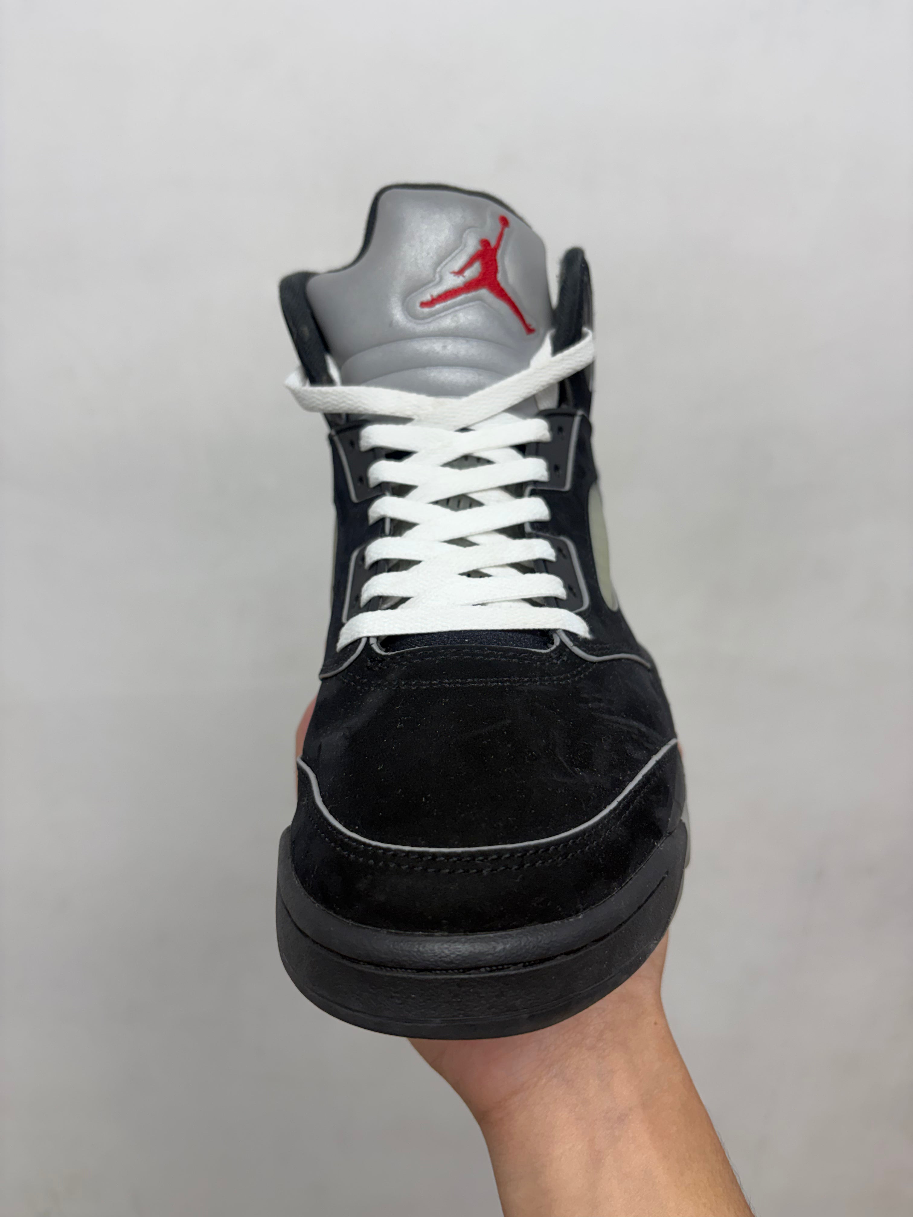 Jordan 5 Black Metallic Sneakers