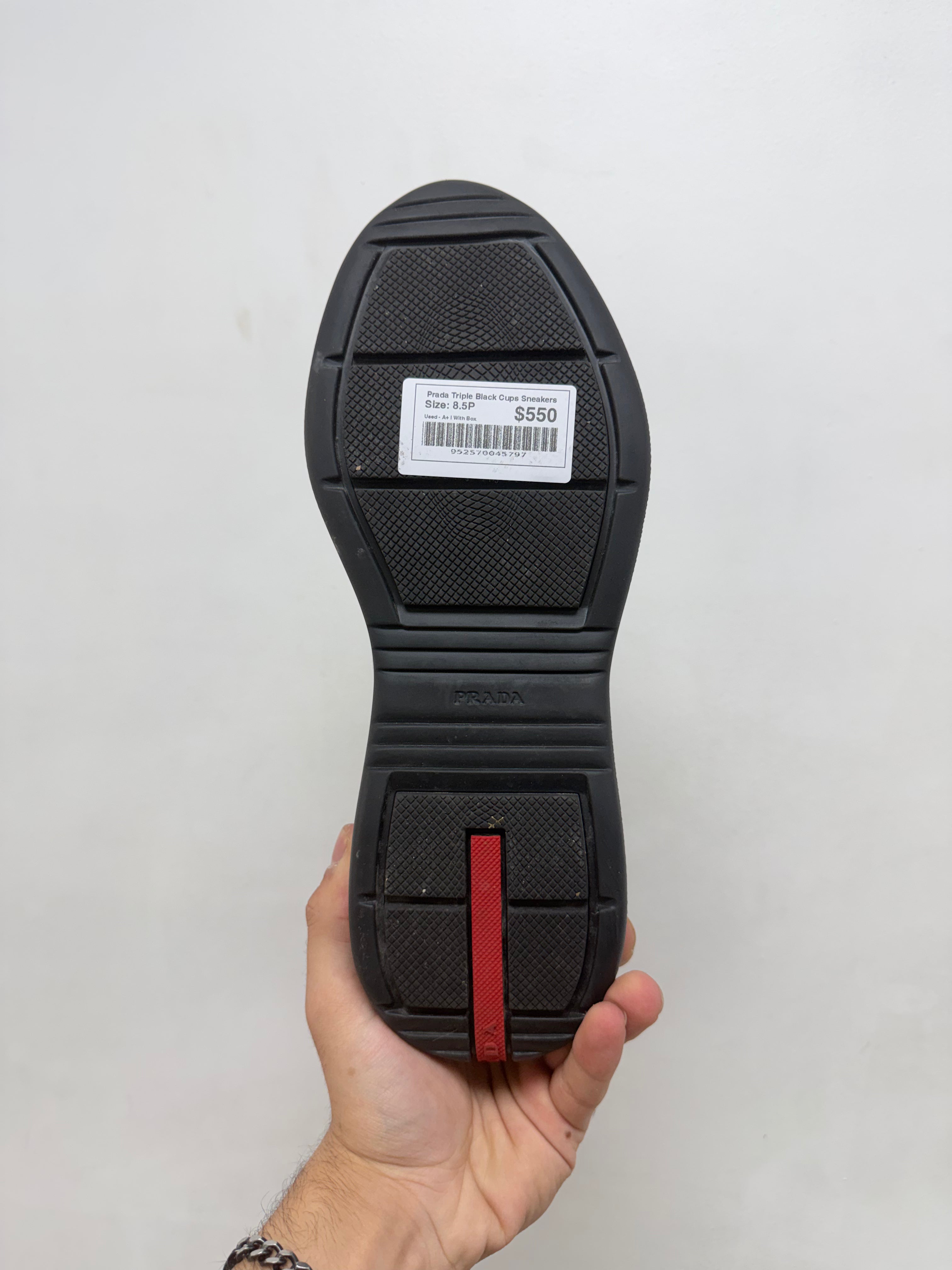 Prada Triple Black Cups Sneakers