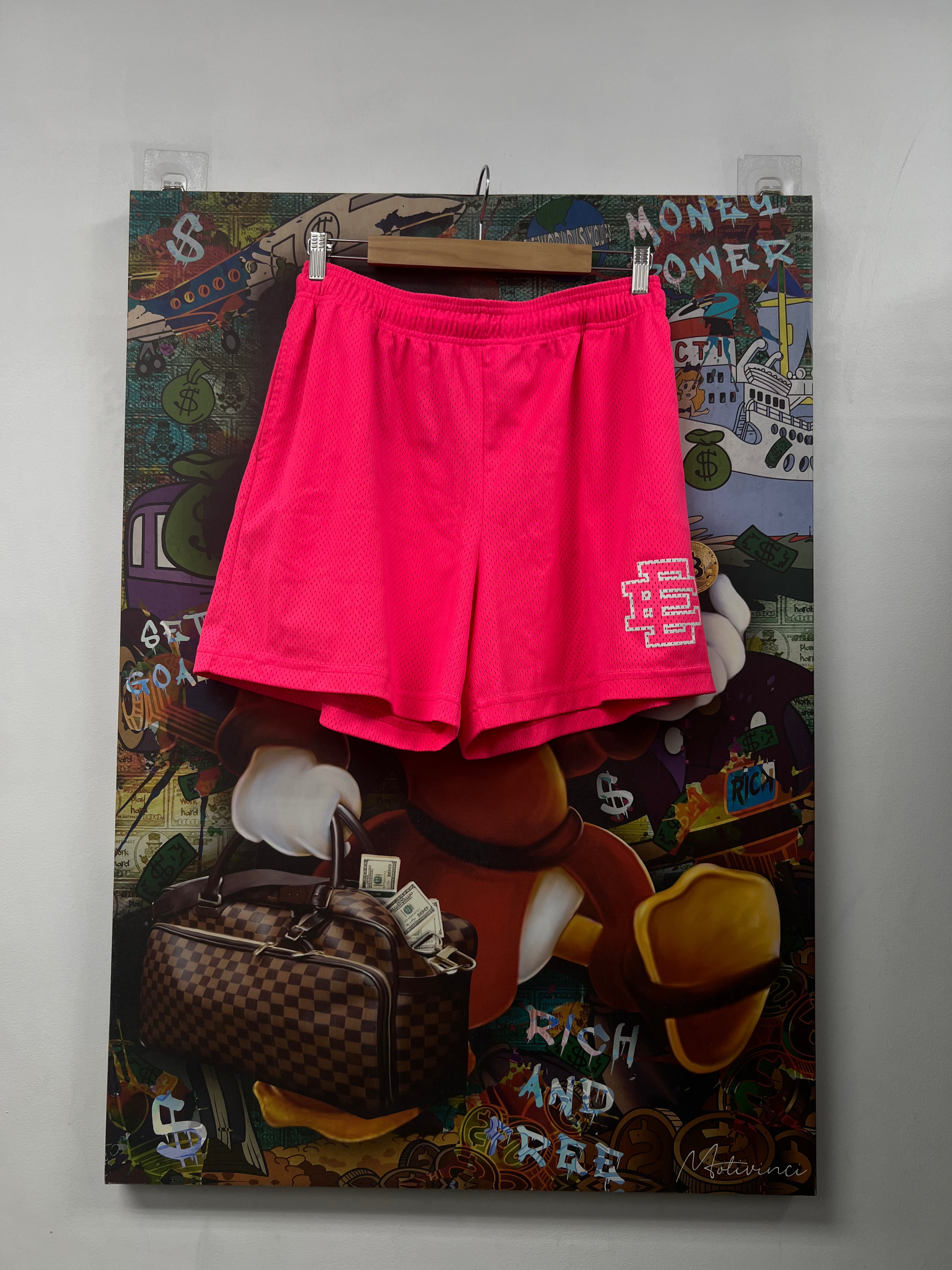Eric Emanuel Hot Pink Shorts