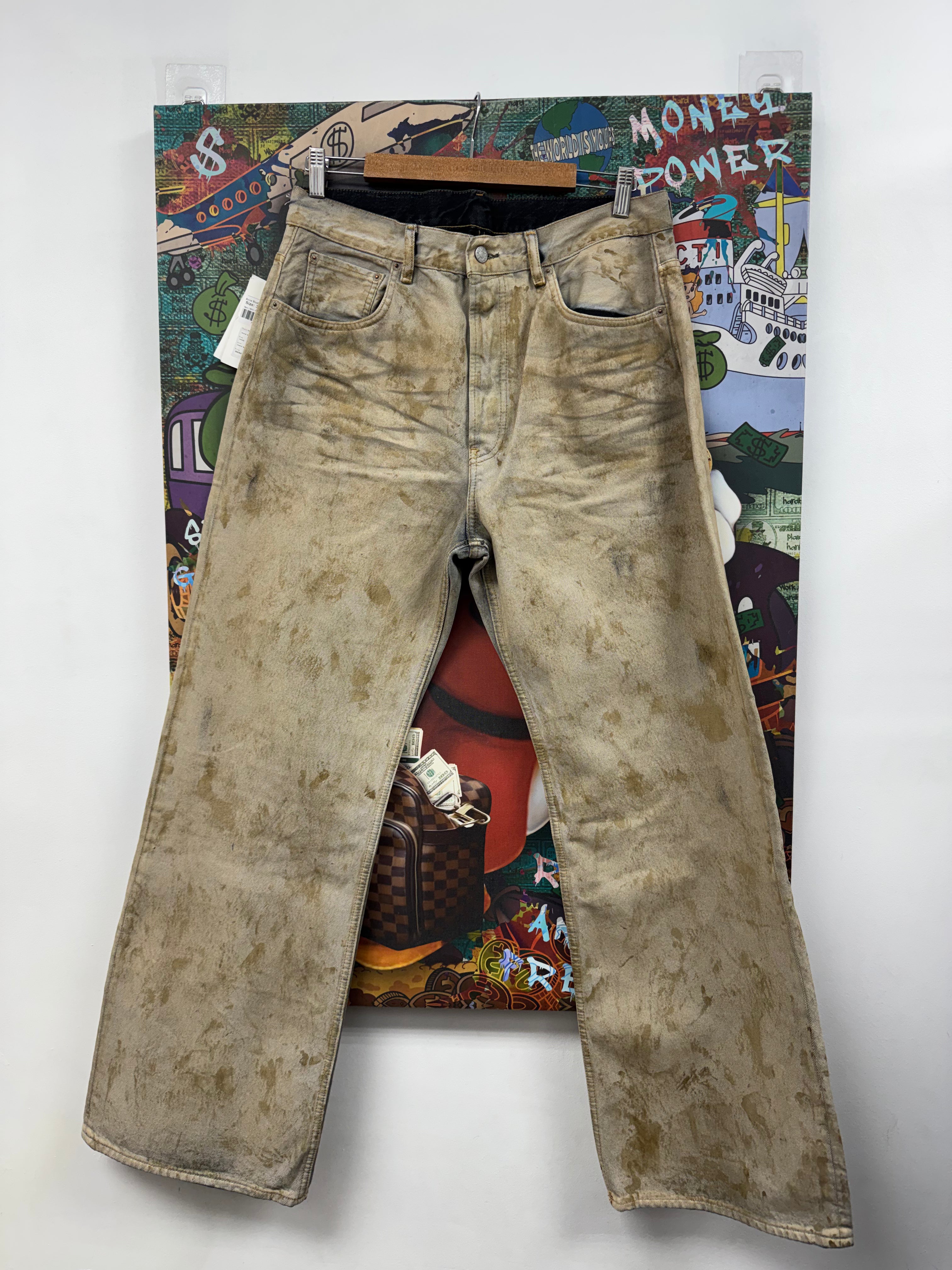 Acne Studios Sand Beige Klondike Jeans