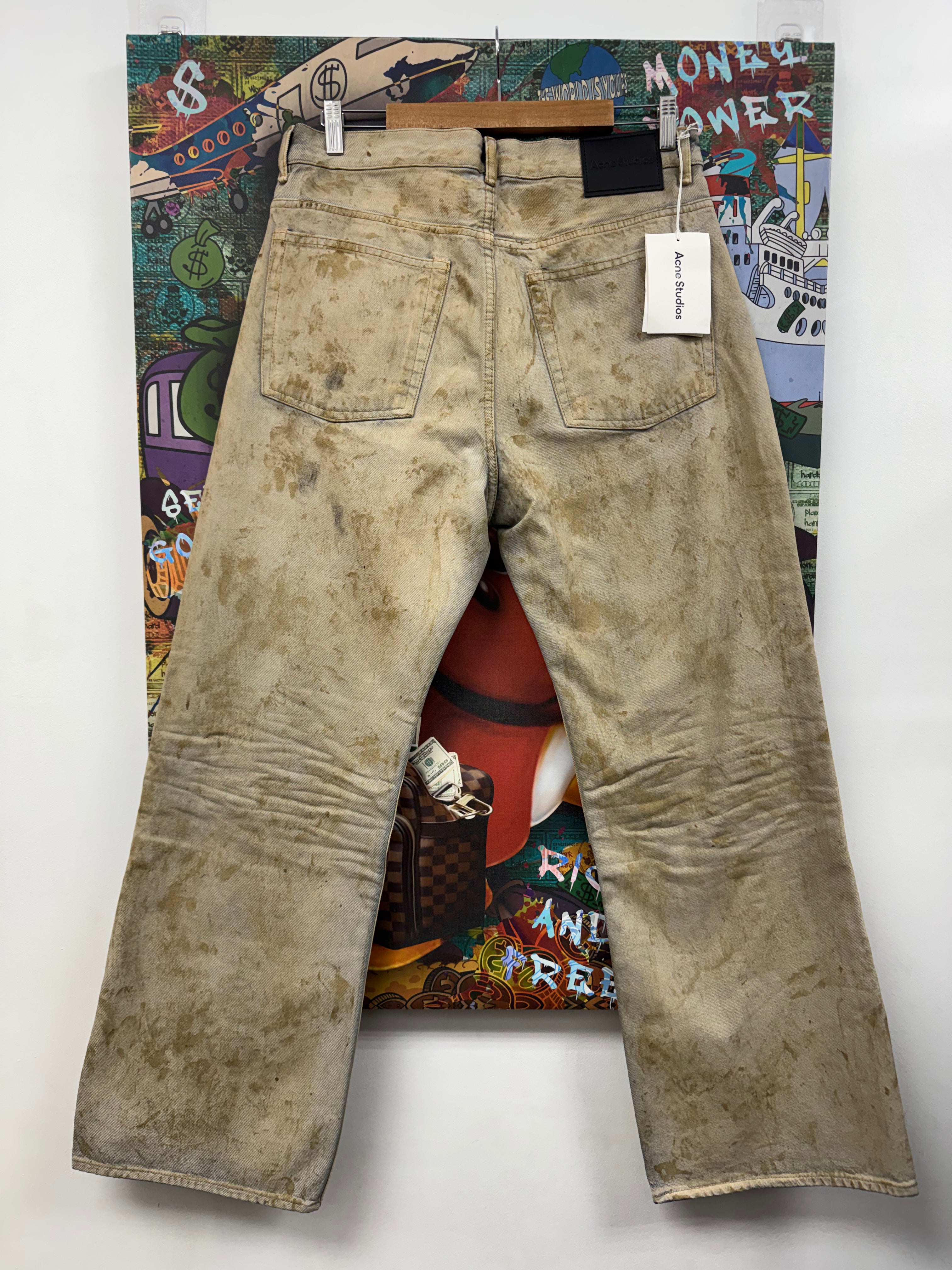 Acne Studios Sand Beige Klondike Jeans