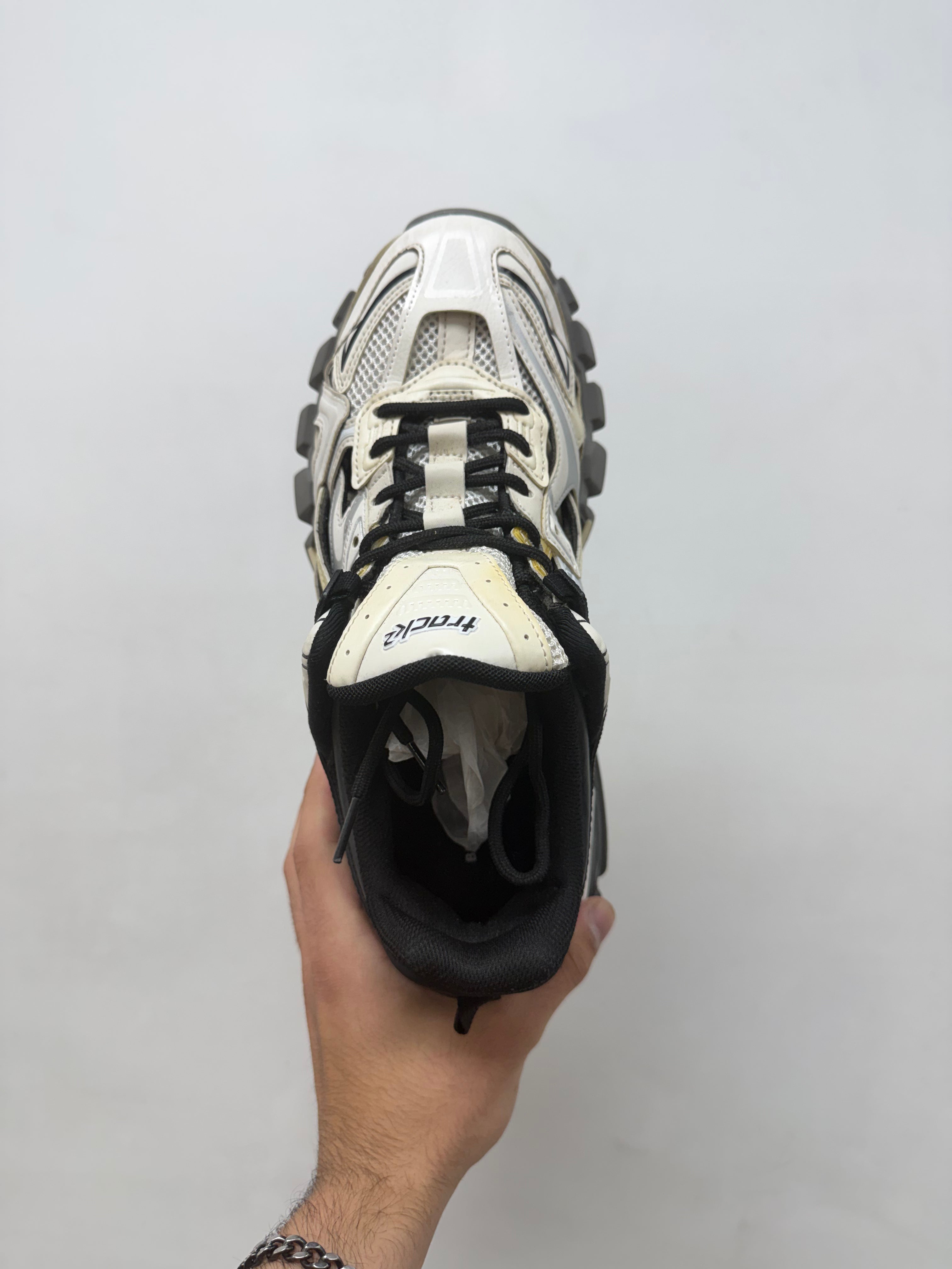 Balenciaga Black White Track 2 Sneakers