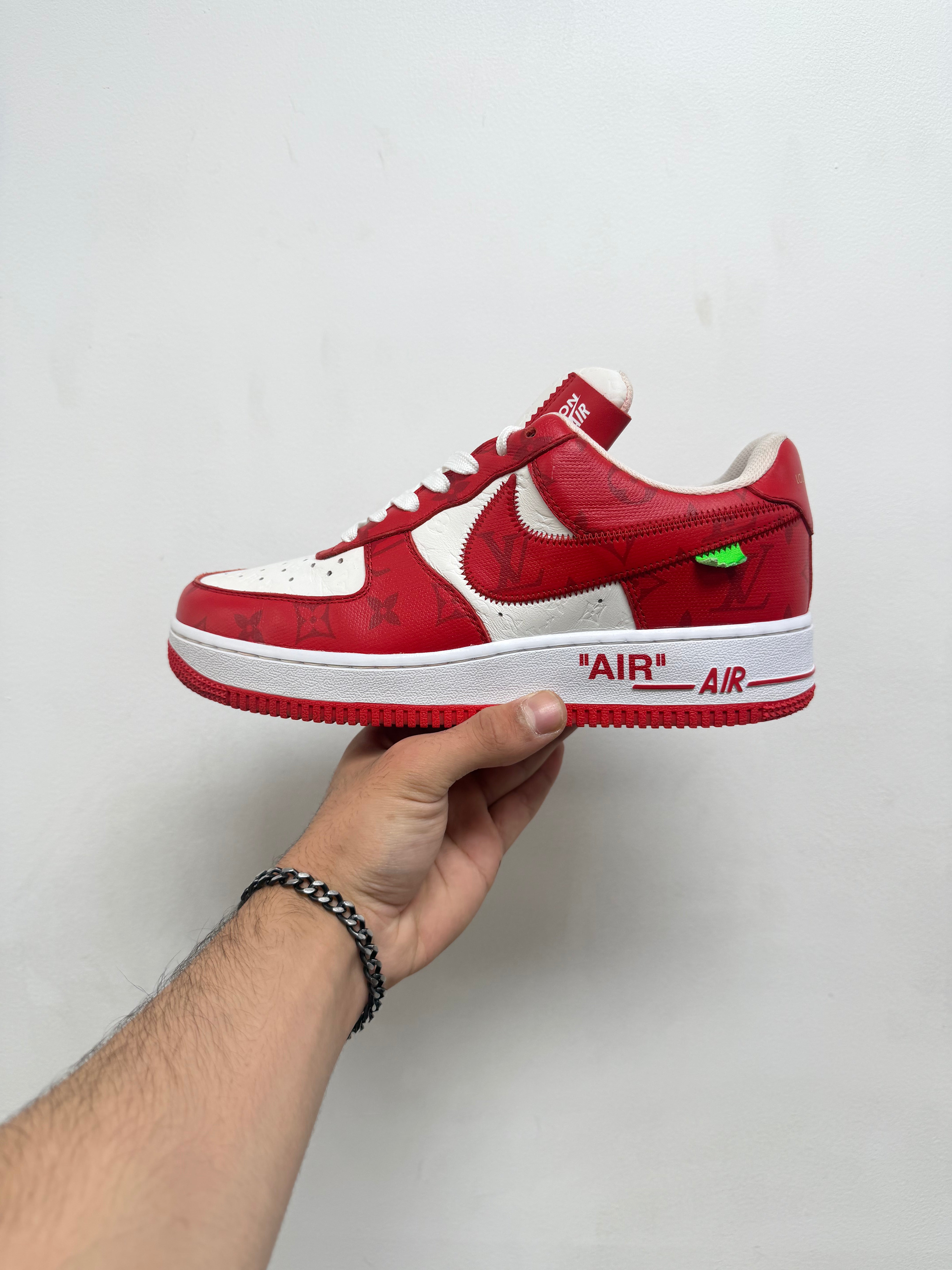 Nike x Off-White AF1 Red Sneakers