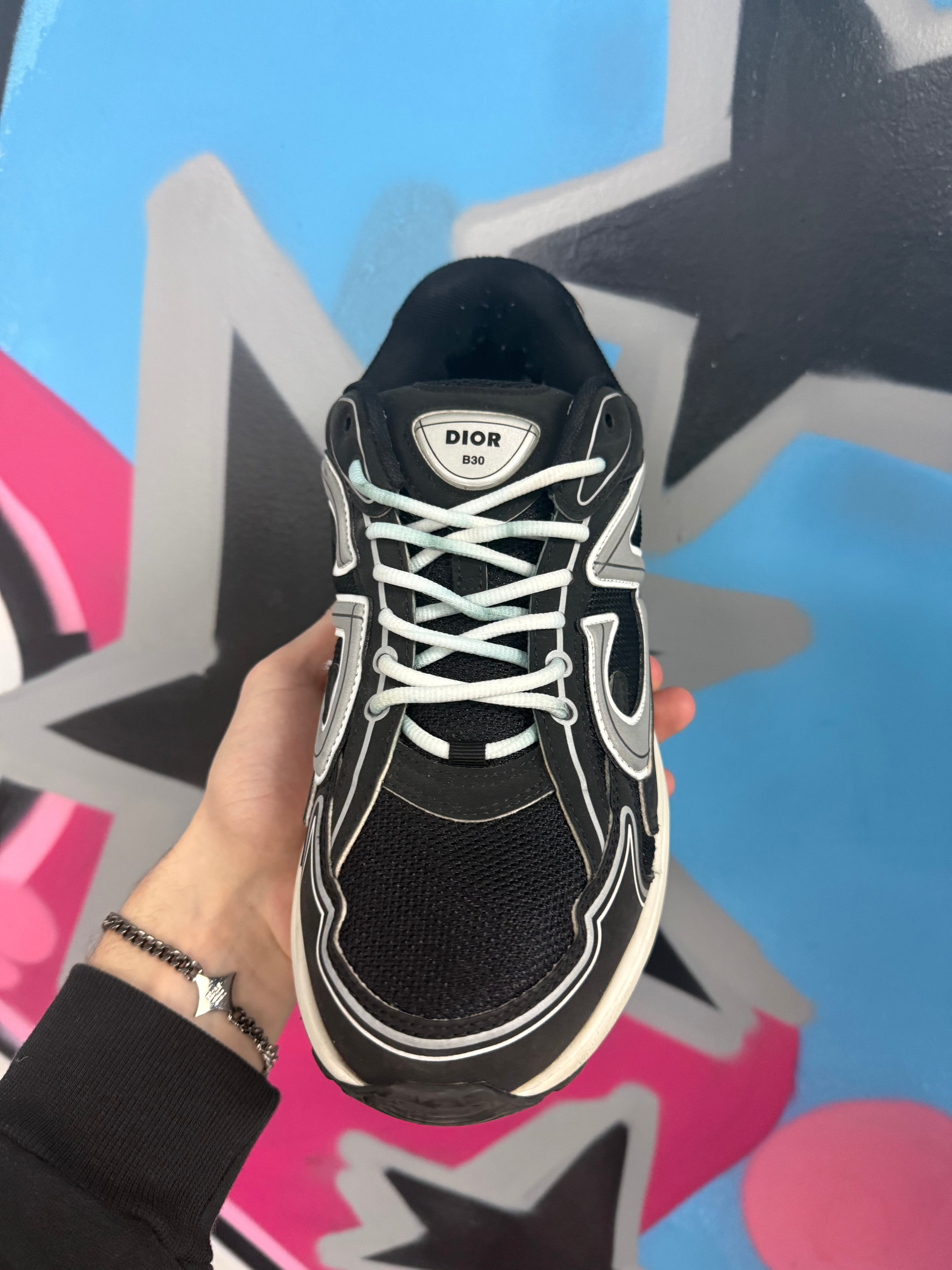 Dior B30 Black Grey Sneakers