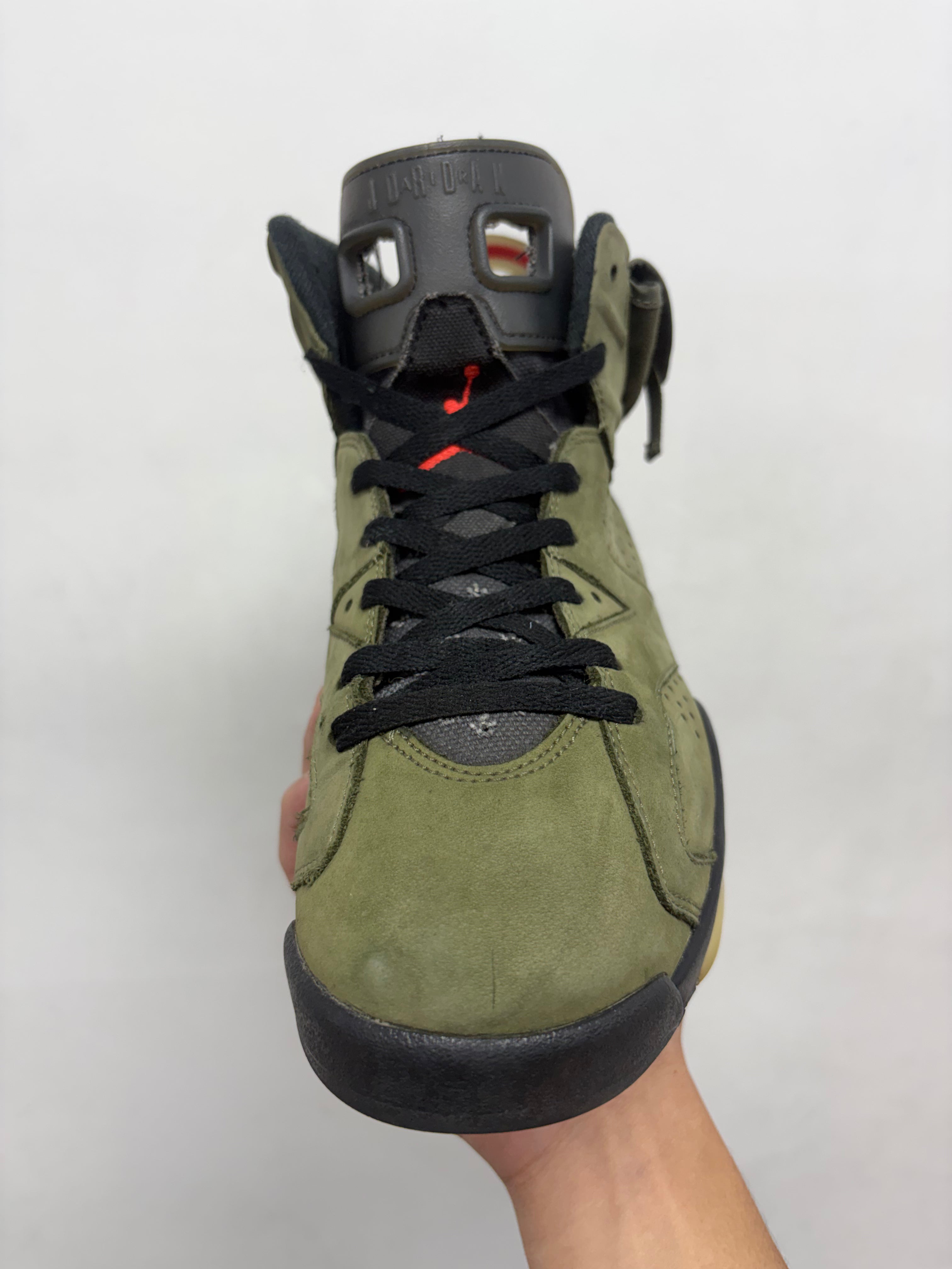 Jordan 6 Travis Scott Olive Sneakers