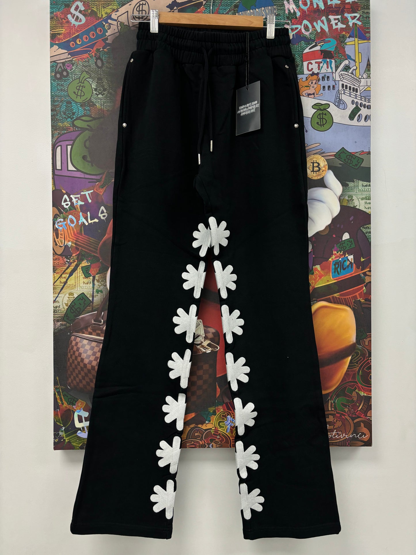 LOST SHDWS Single Layered Classic Black & White Sweats