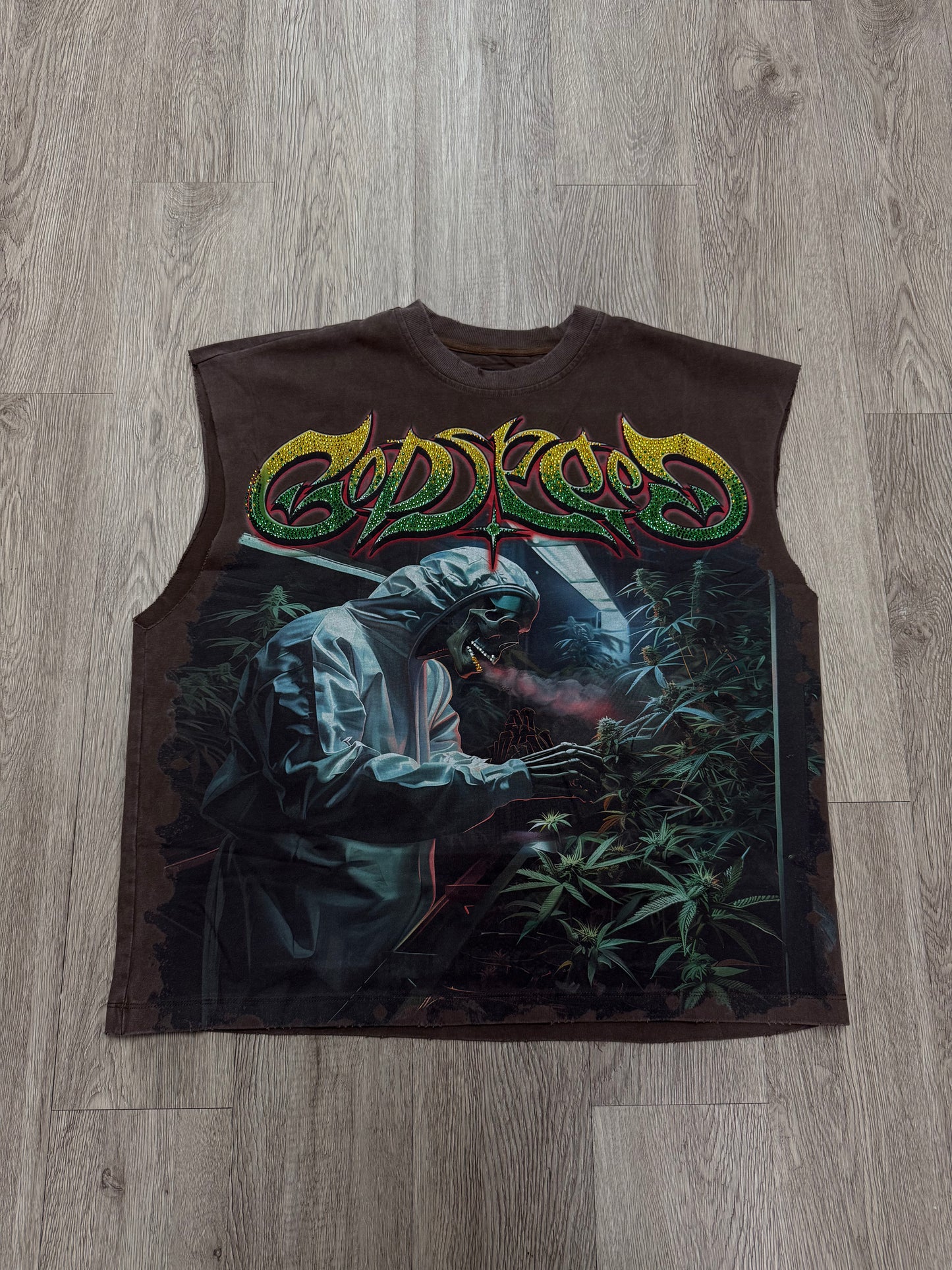 Godspeed "420 Indoor VVS" Brown Sleeveless Tee