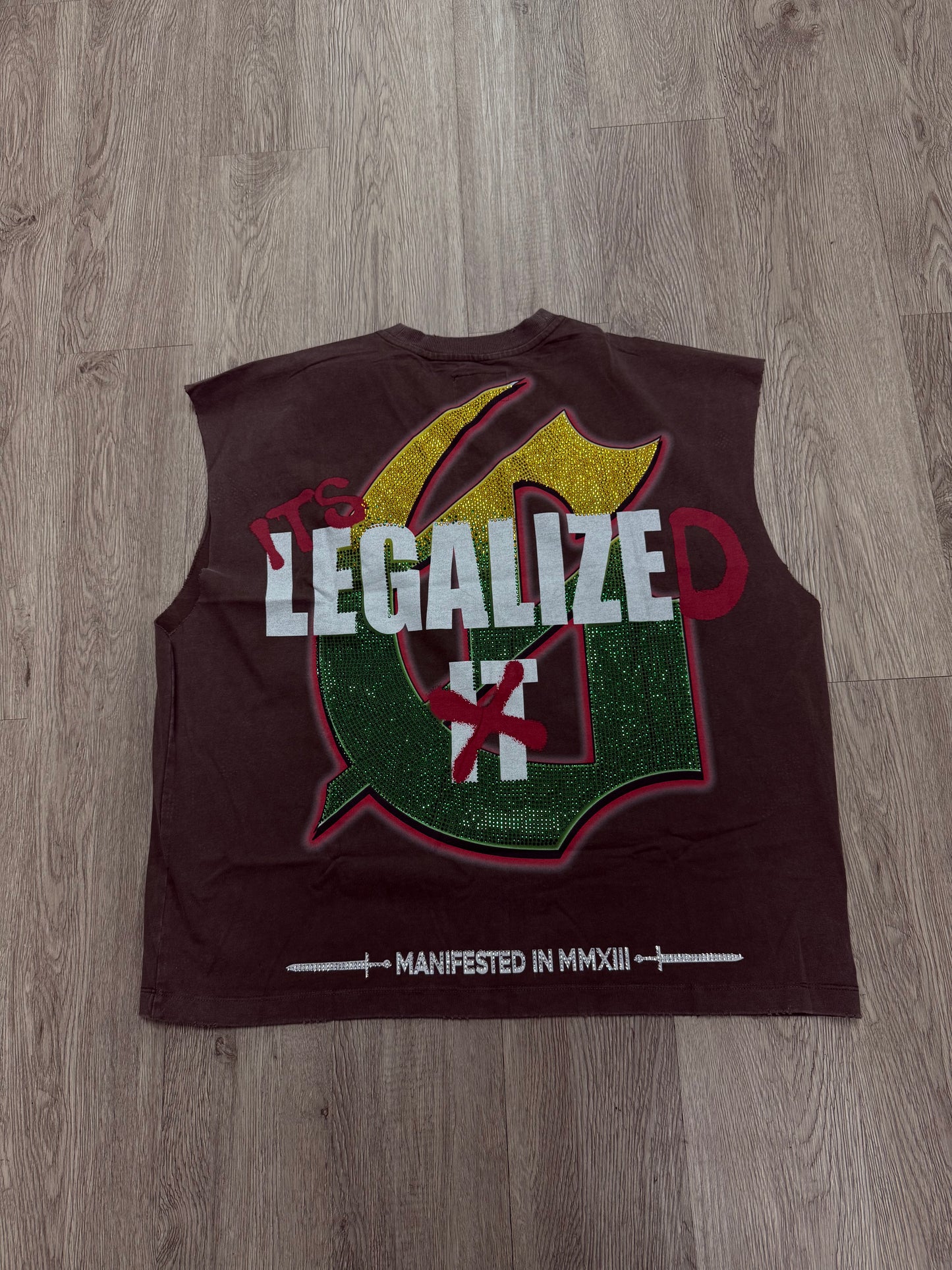 Godspeed "420 Indoor VVS" Brown Sleeveless Tee