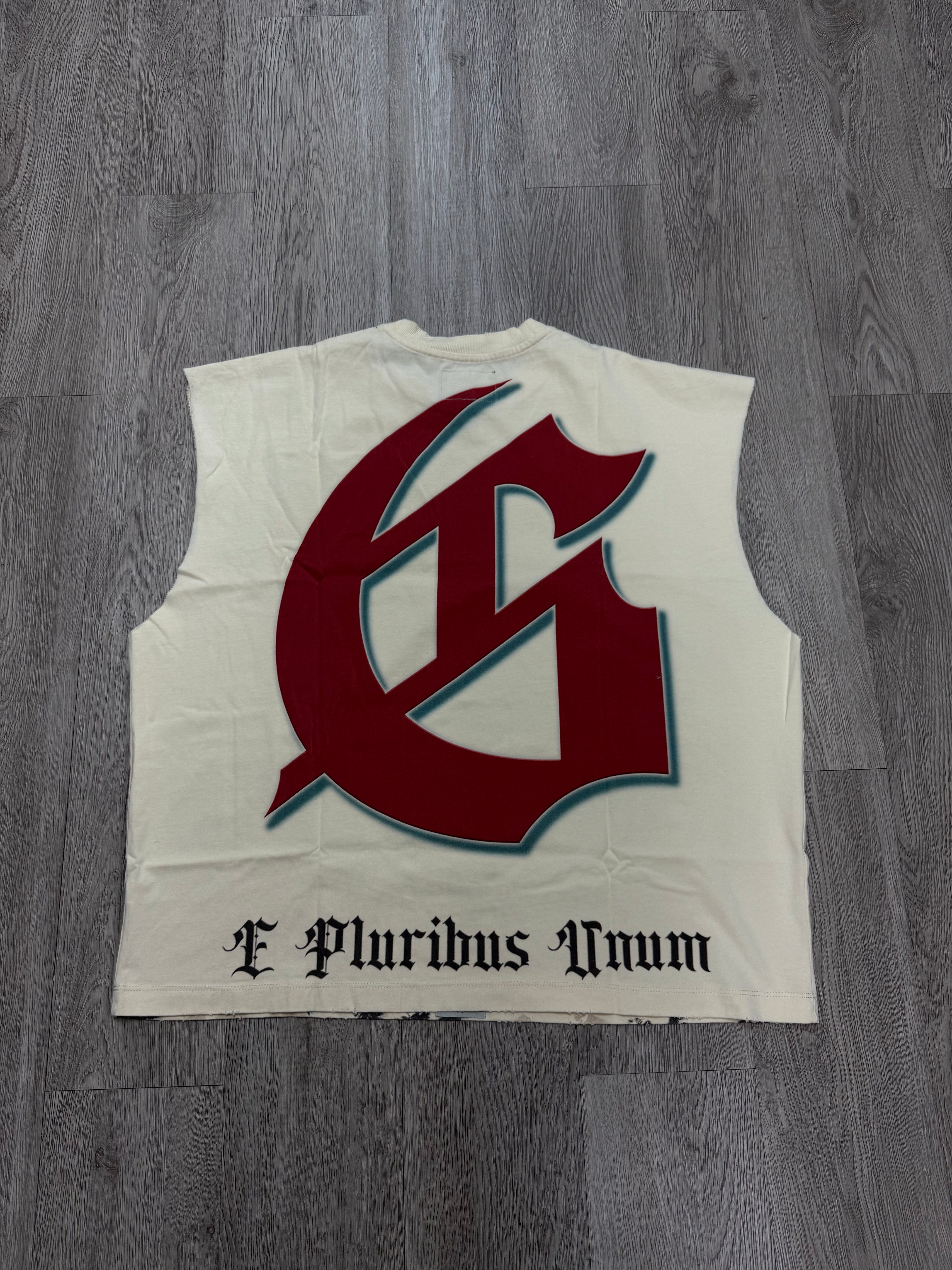 Godspeed "Checkmate" Bone Sleeveless Tee