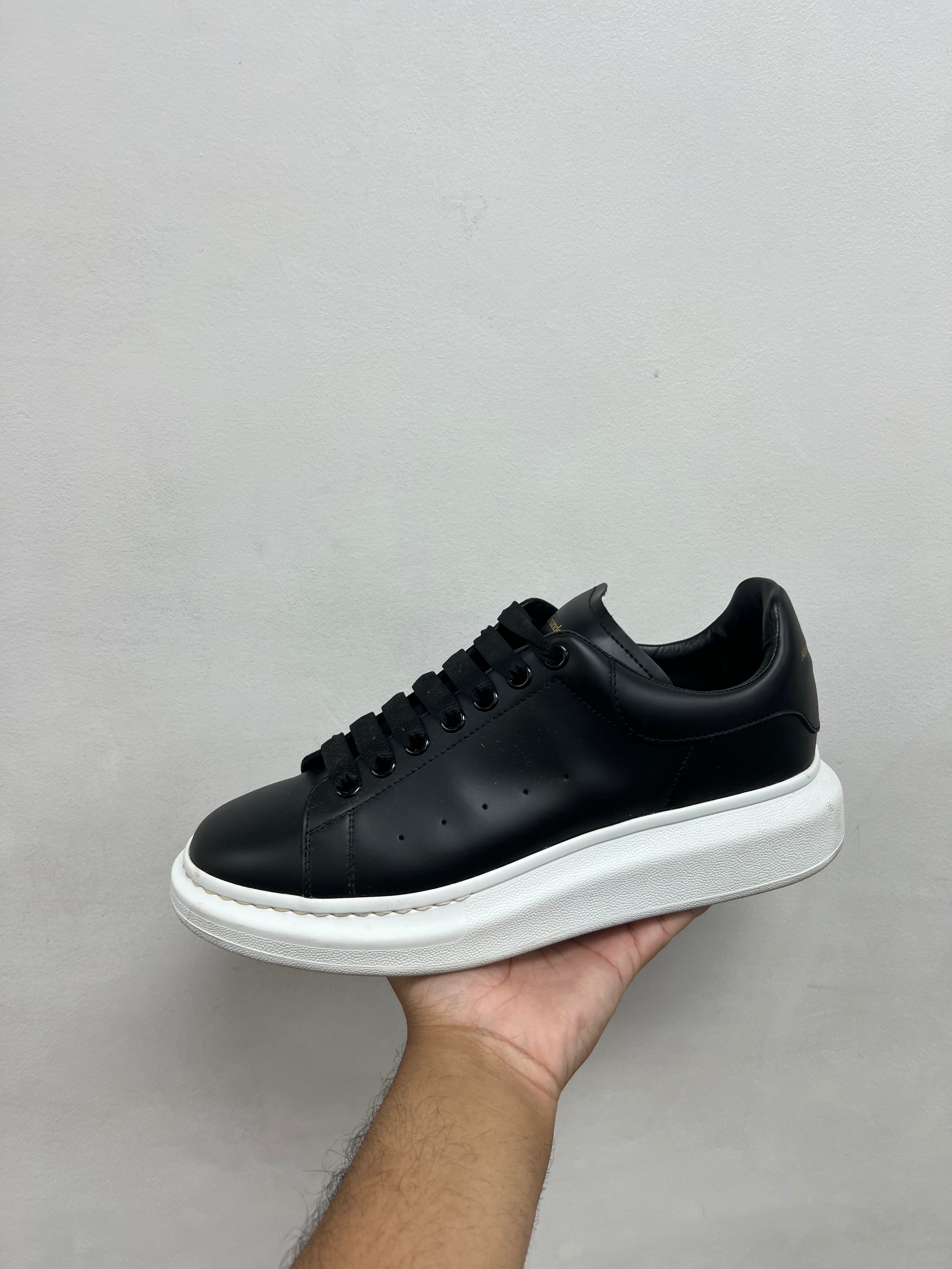 Alexander Mcqueen Black White Oversized Sneakers