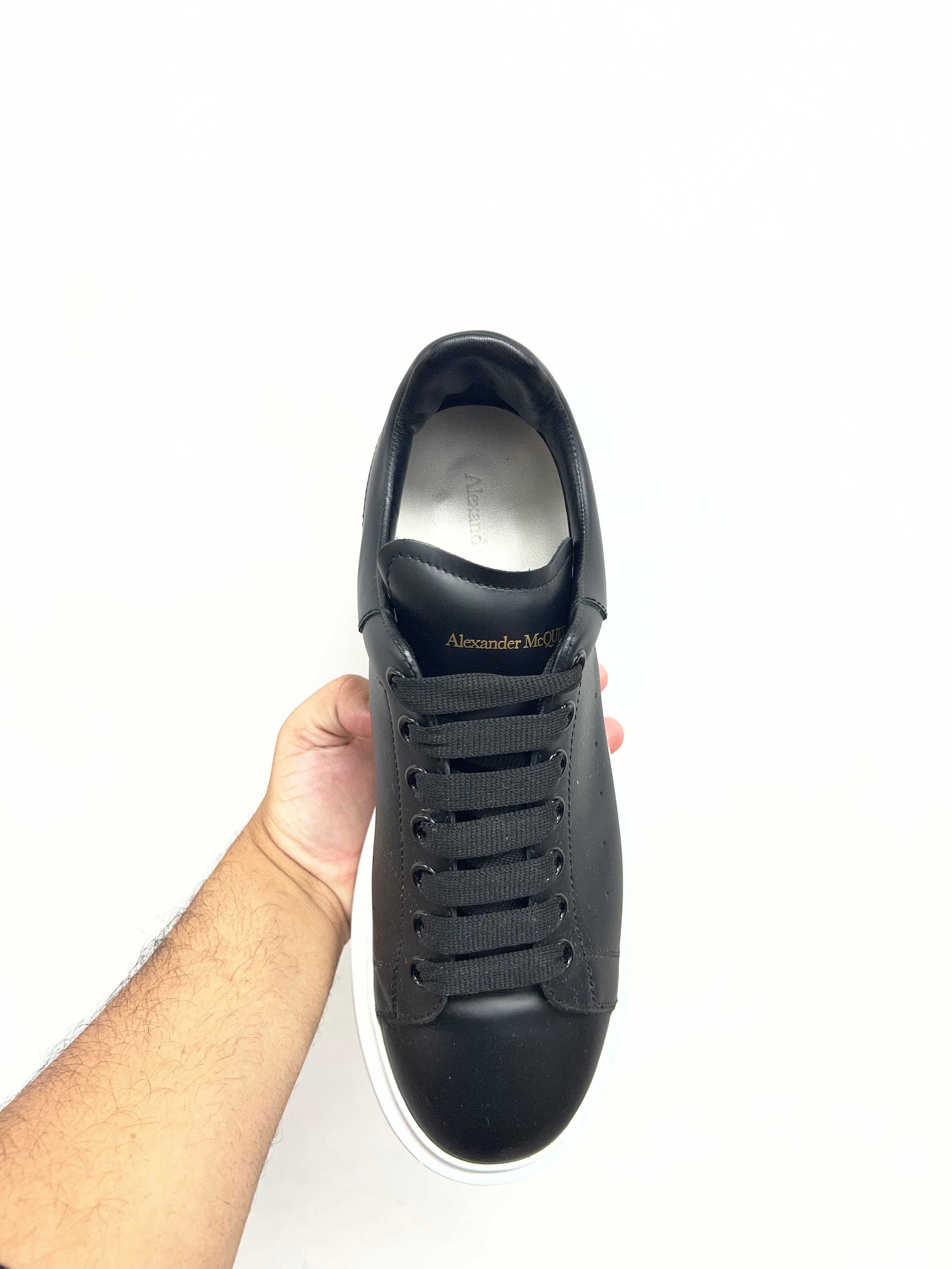 Alexander Mcqueen Black White Oversized Sneakers