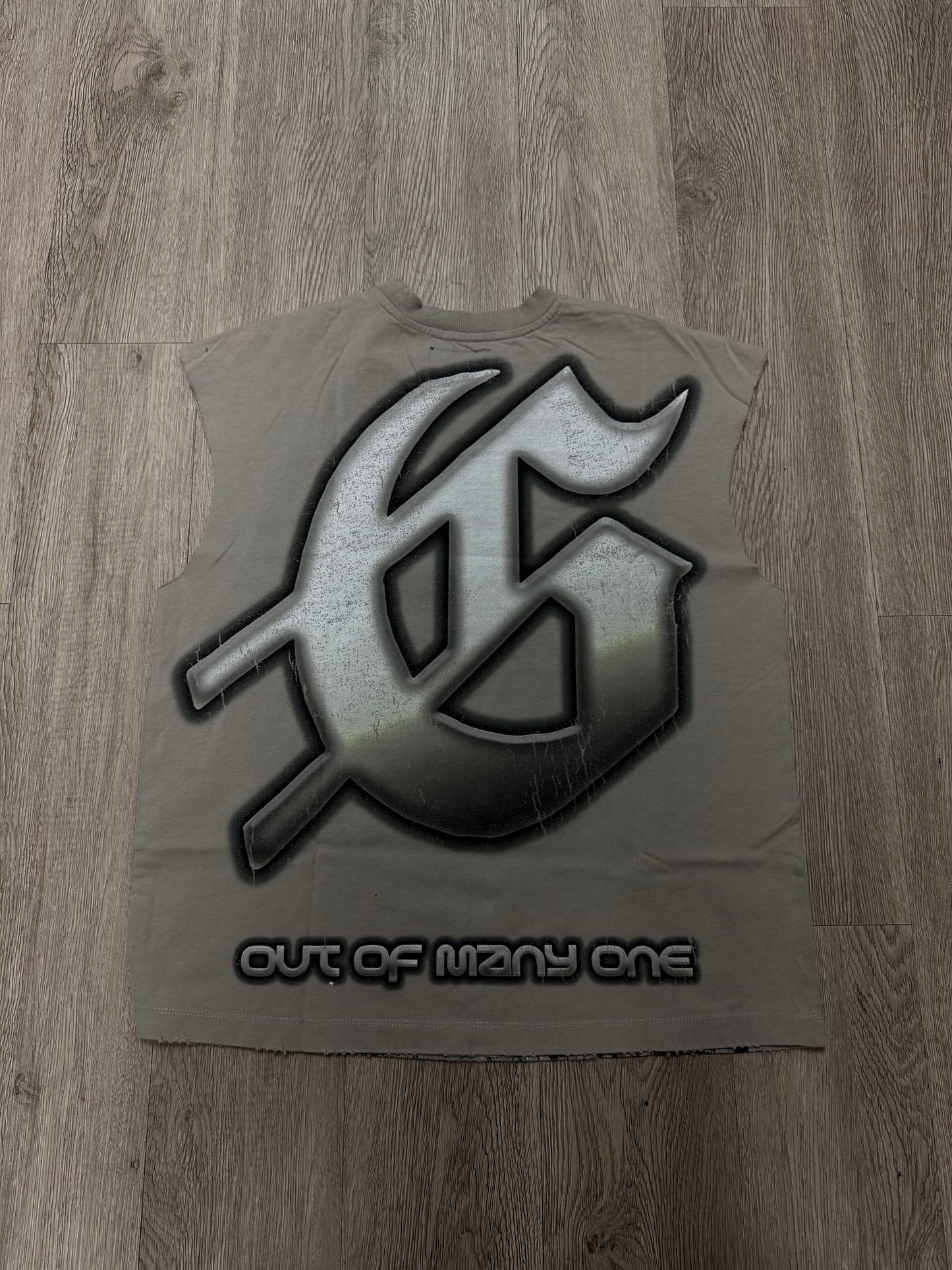 Godspeed "Sunken Liberty 2" Slate Grey Sleeveless Tee