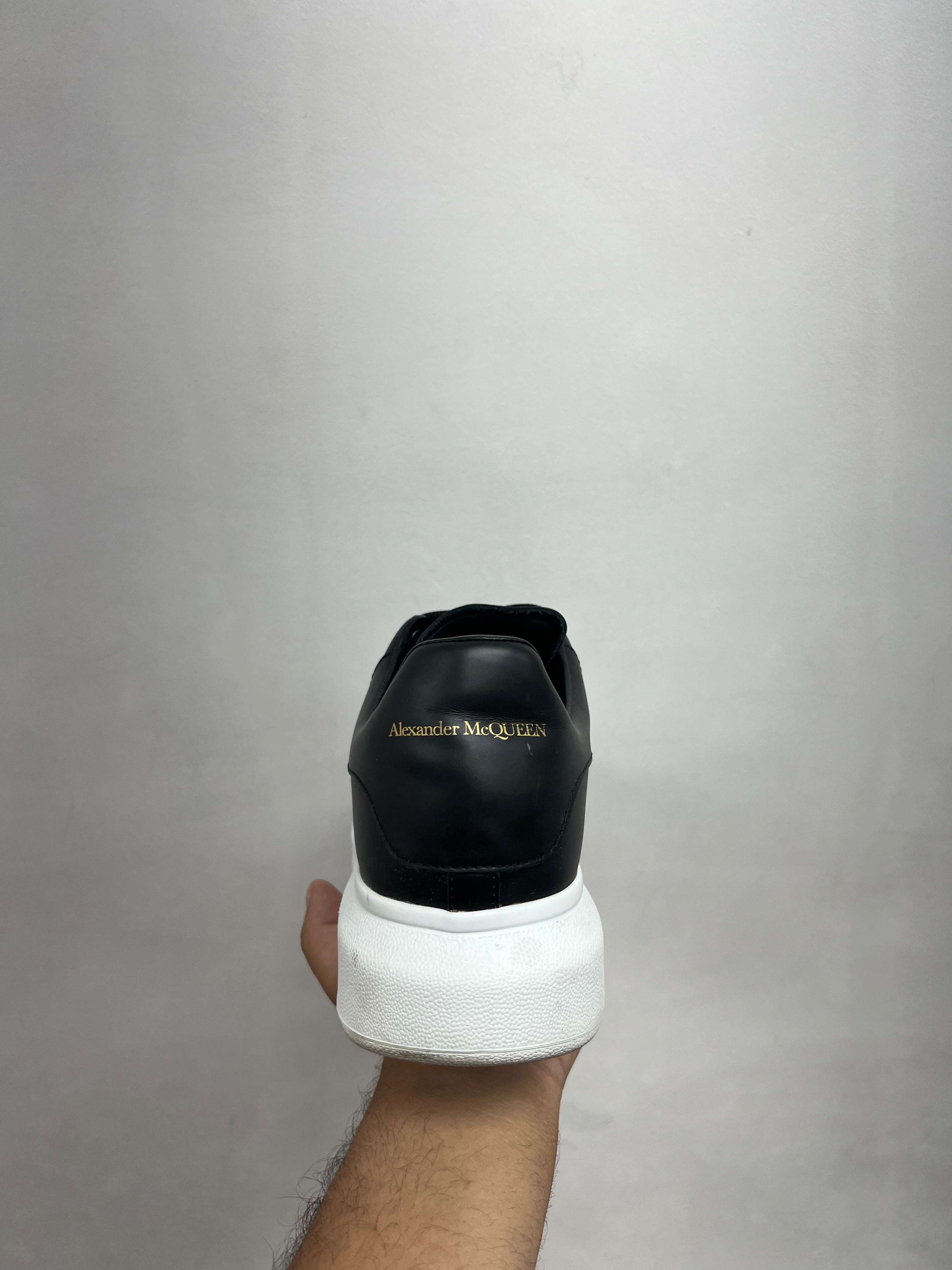 Alexander Mcqueen Black White Oversized Sneakers