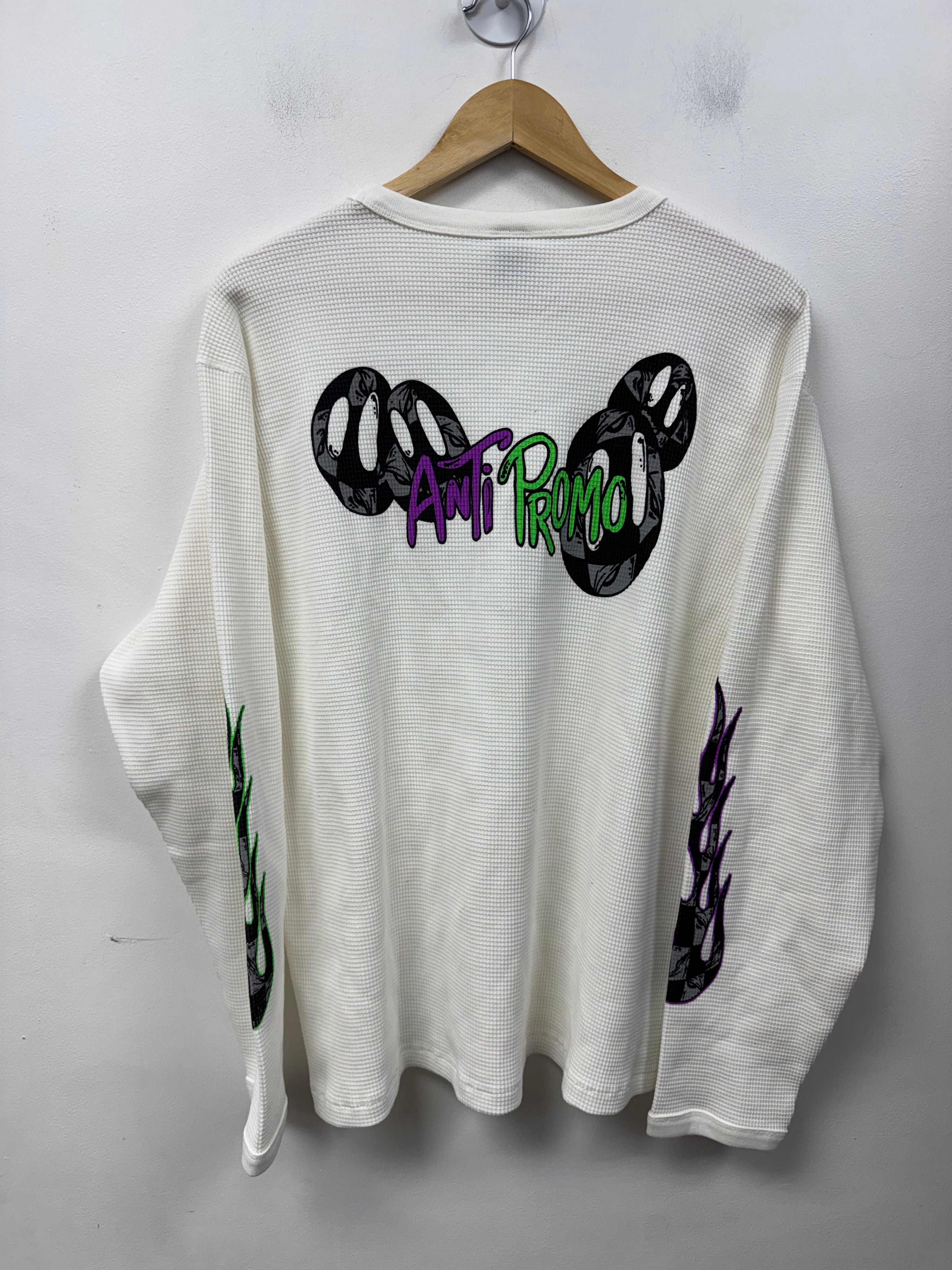 Matty Boy Anti Promo Purple Green Flames Thermal