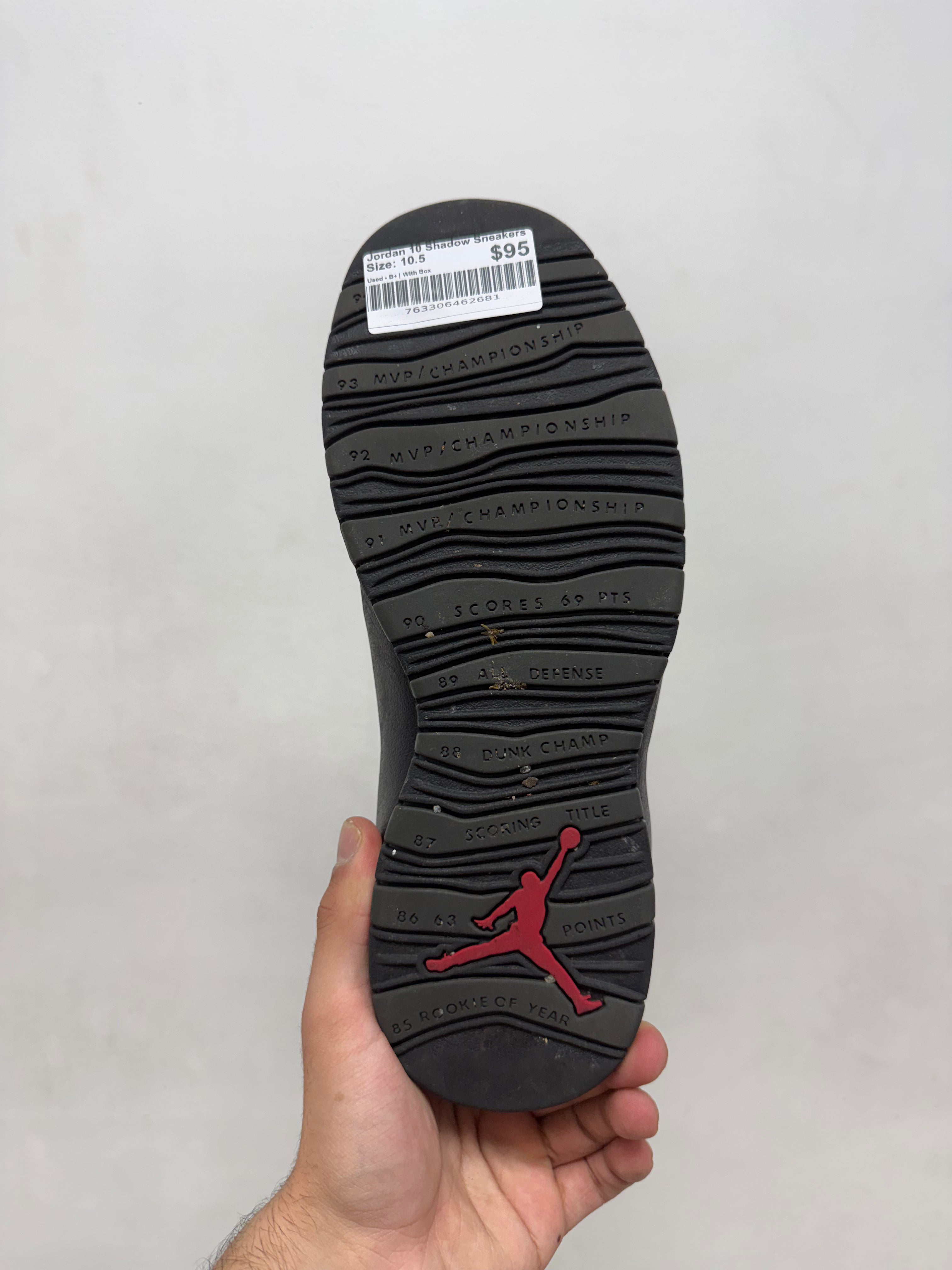 Jordan 10 Shadow Sneakers