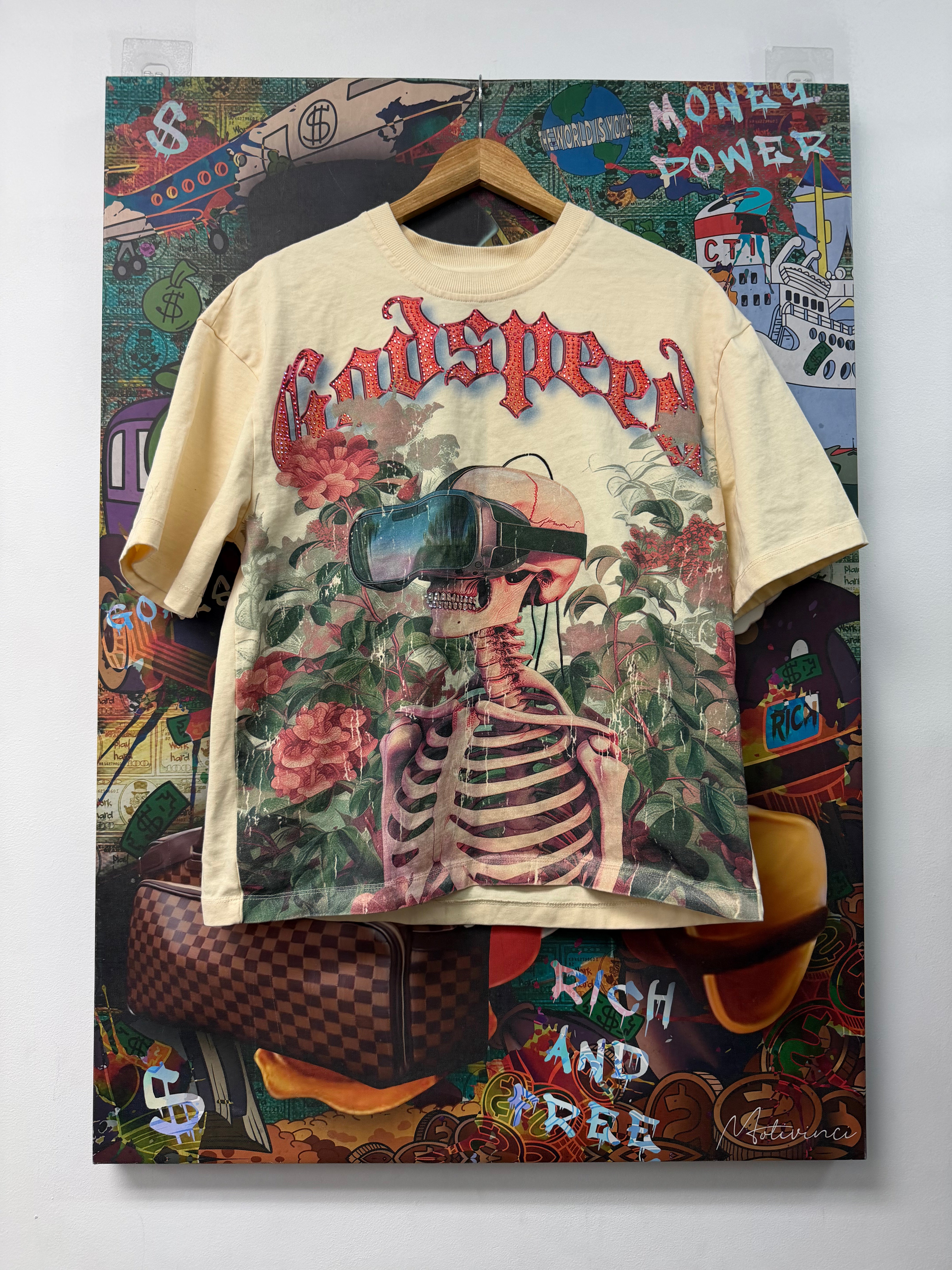 Godspeed Vision Flowers VVS Bone Tee
