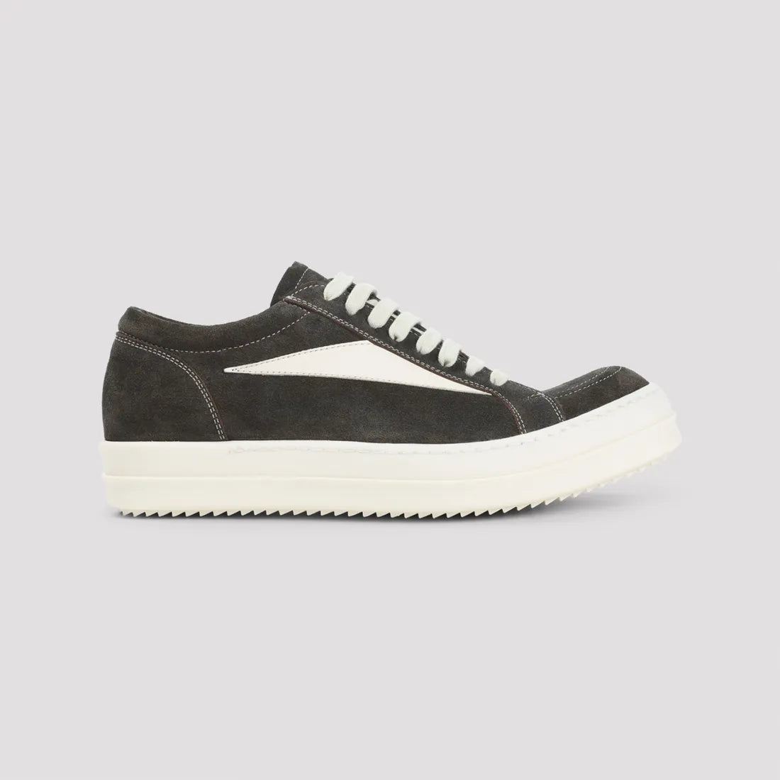 Rick Owens 'DRKSHDW Vintage' Felt Dark Dust & Milk Sneakers