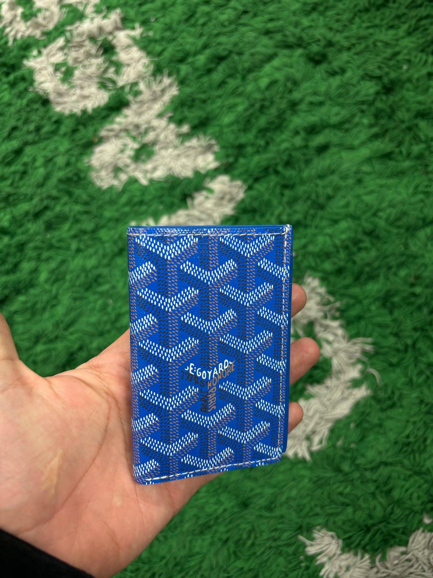 Goyard Wallet Blue New OS No Box