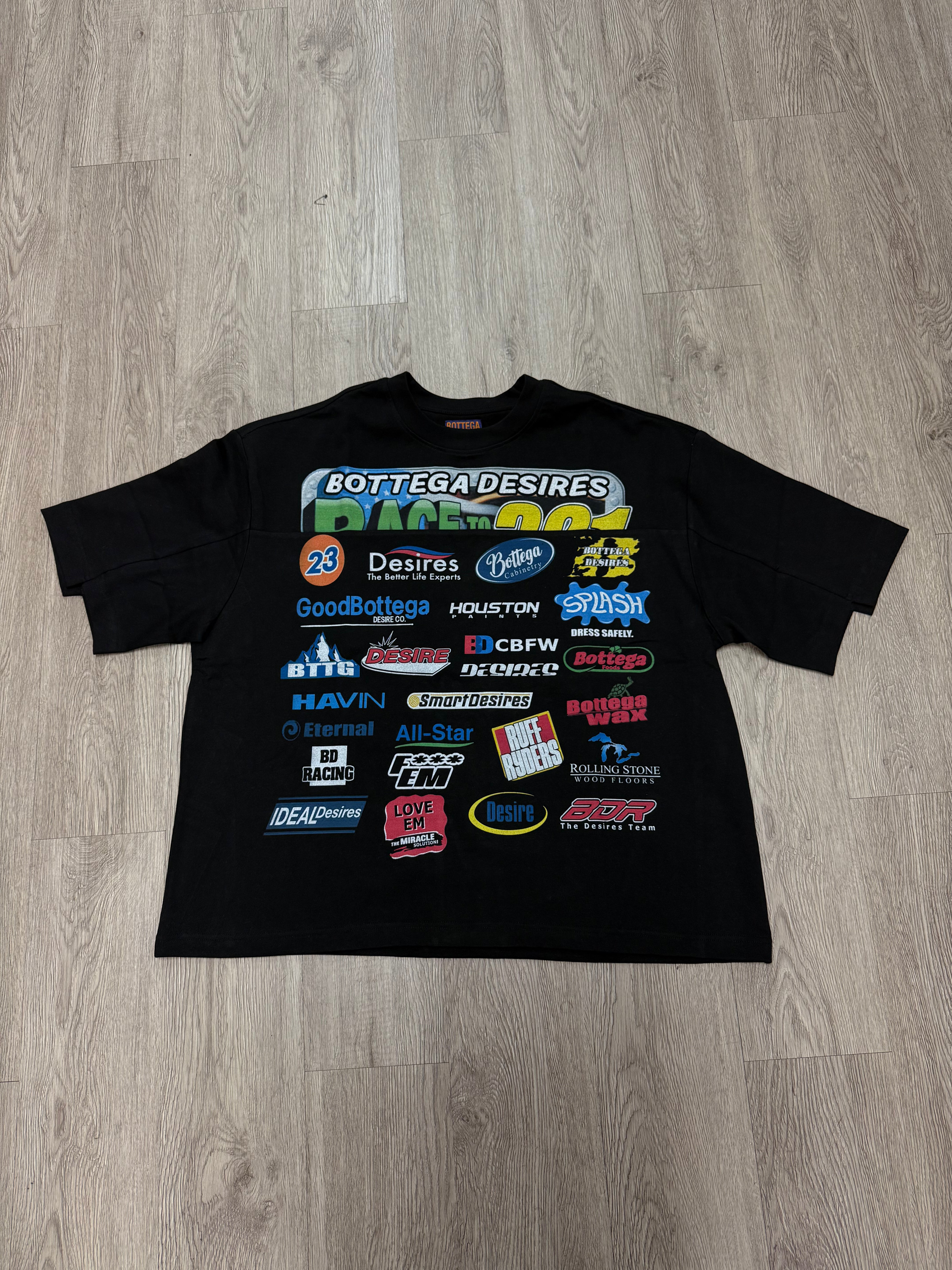 Bottega Desires Race T Shirt Black