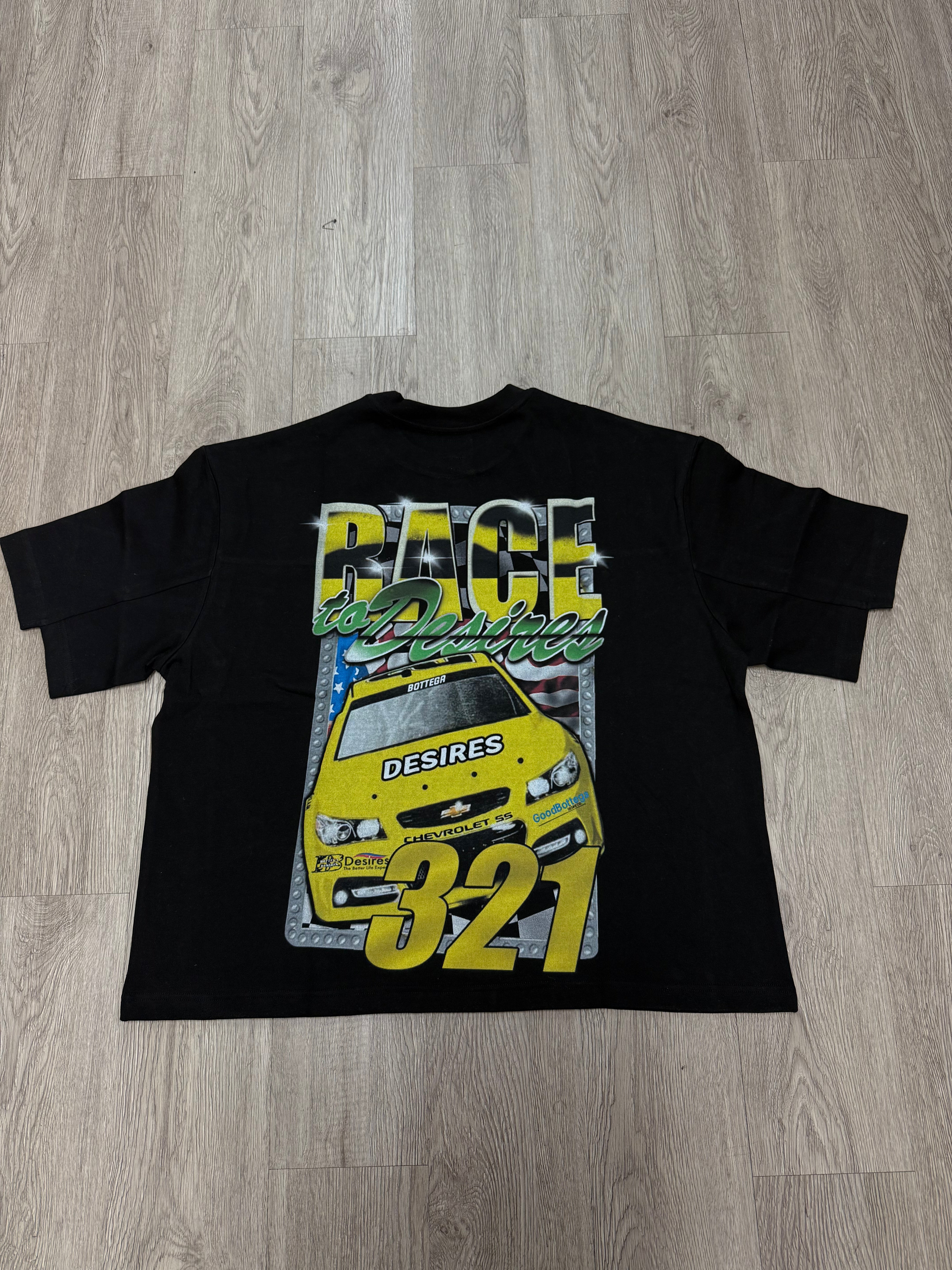 Bottega Desires Race T Shirt Black