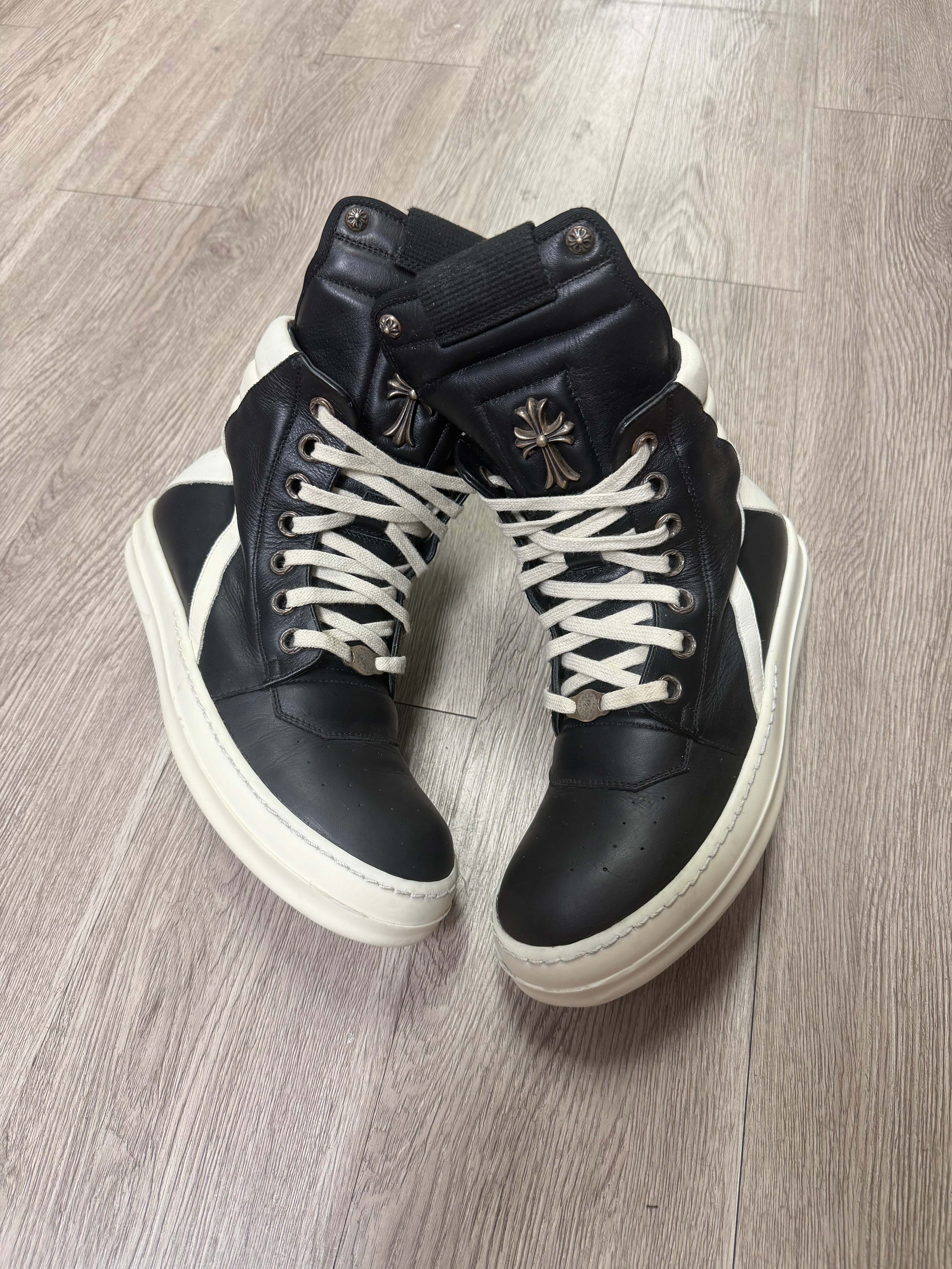 Chrome Hearts x Rick Owens Geobasket Sneakers