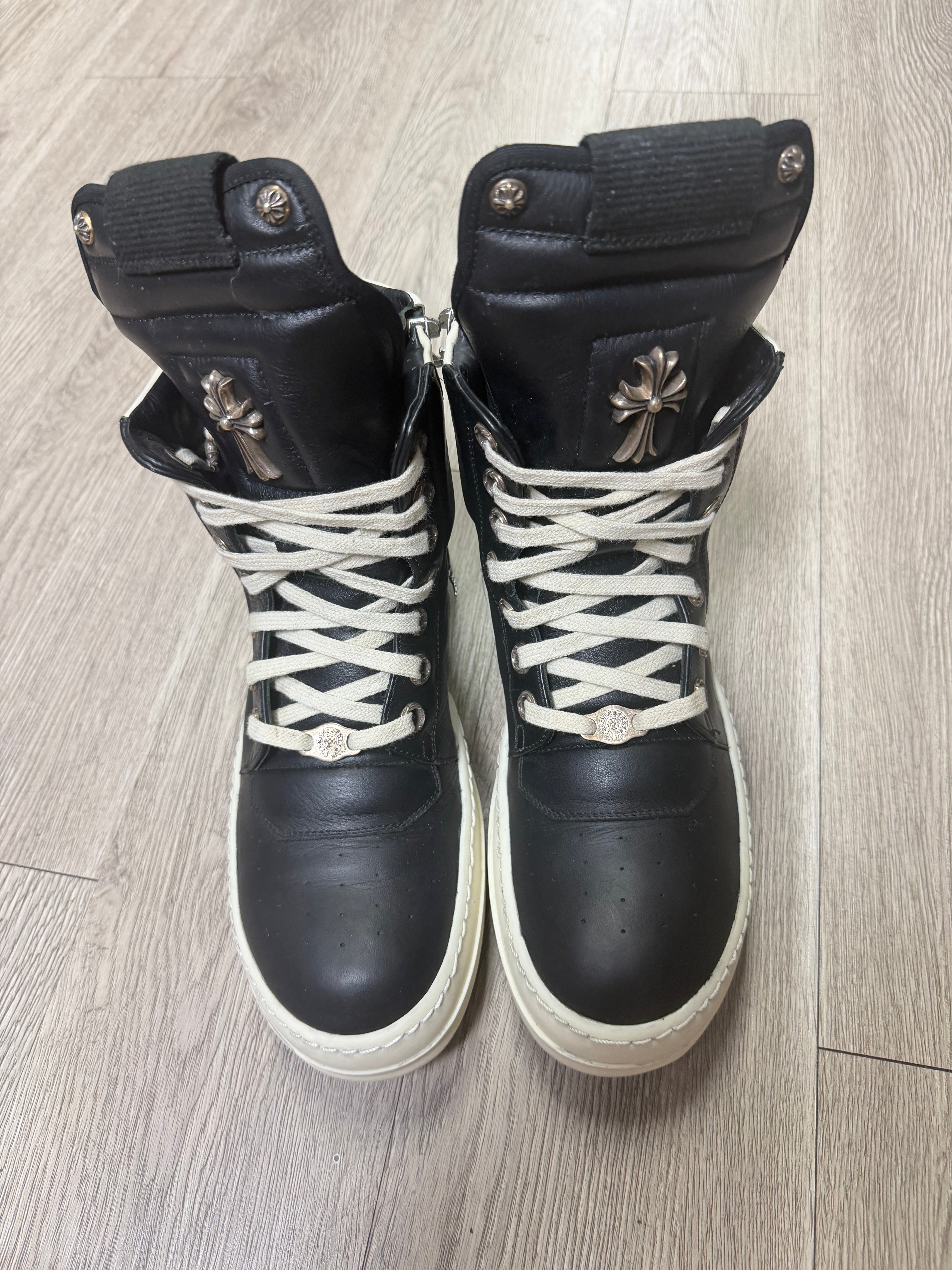 Chrome Hearts x Rick Owens Geobasket Sneakers
