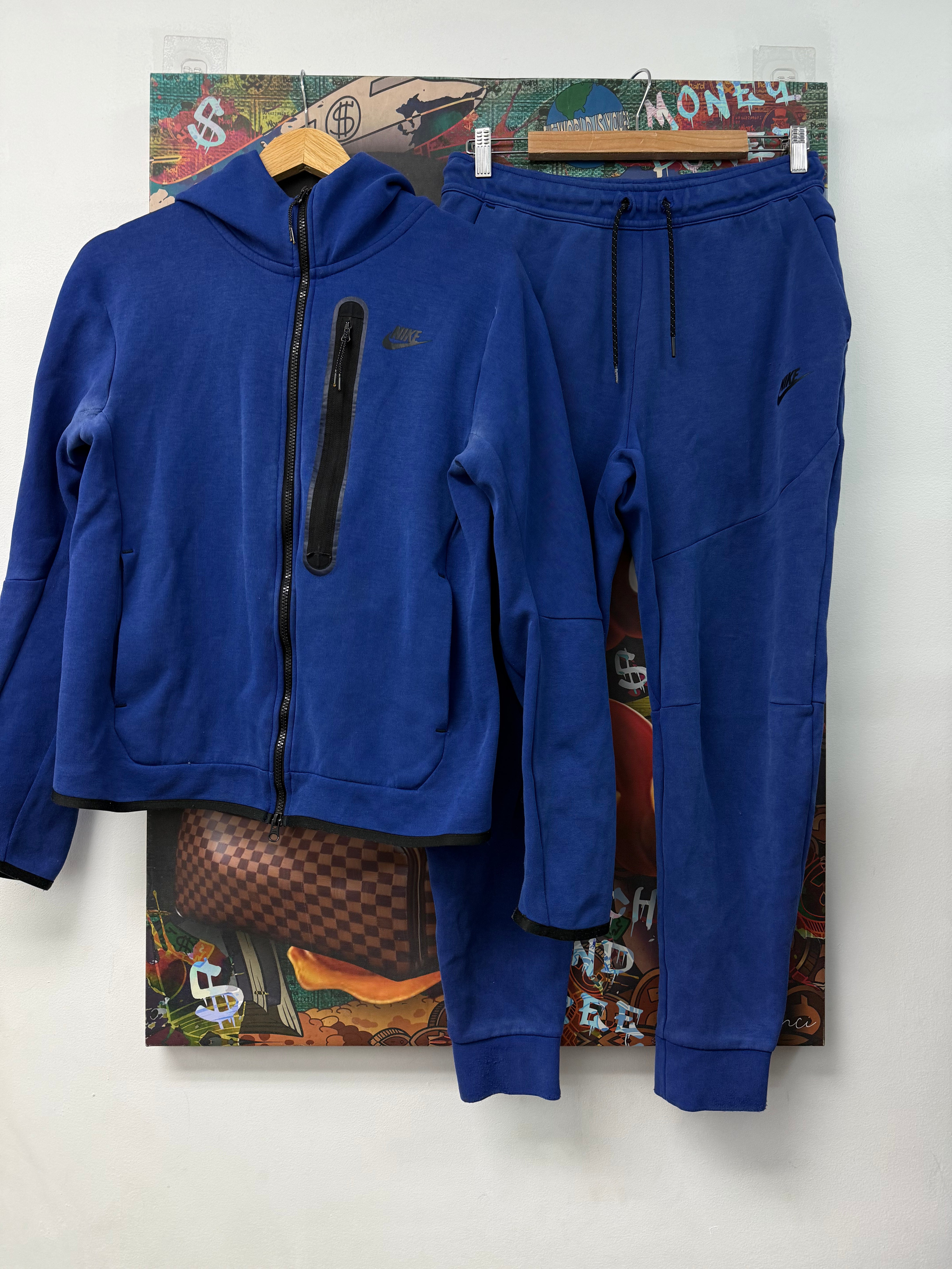 Nike Tech Blue Sweatsuit