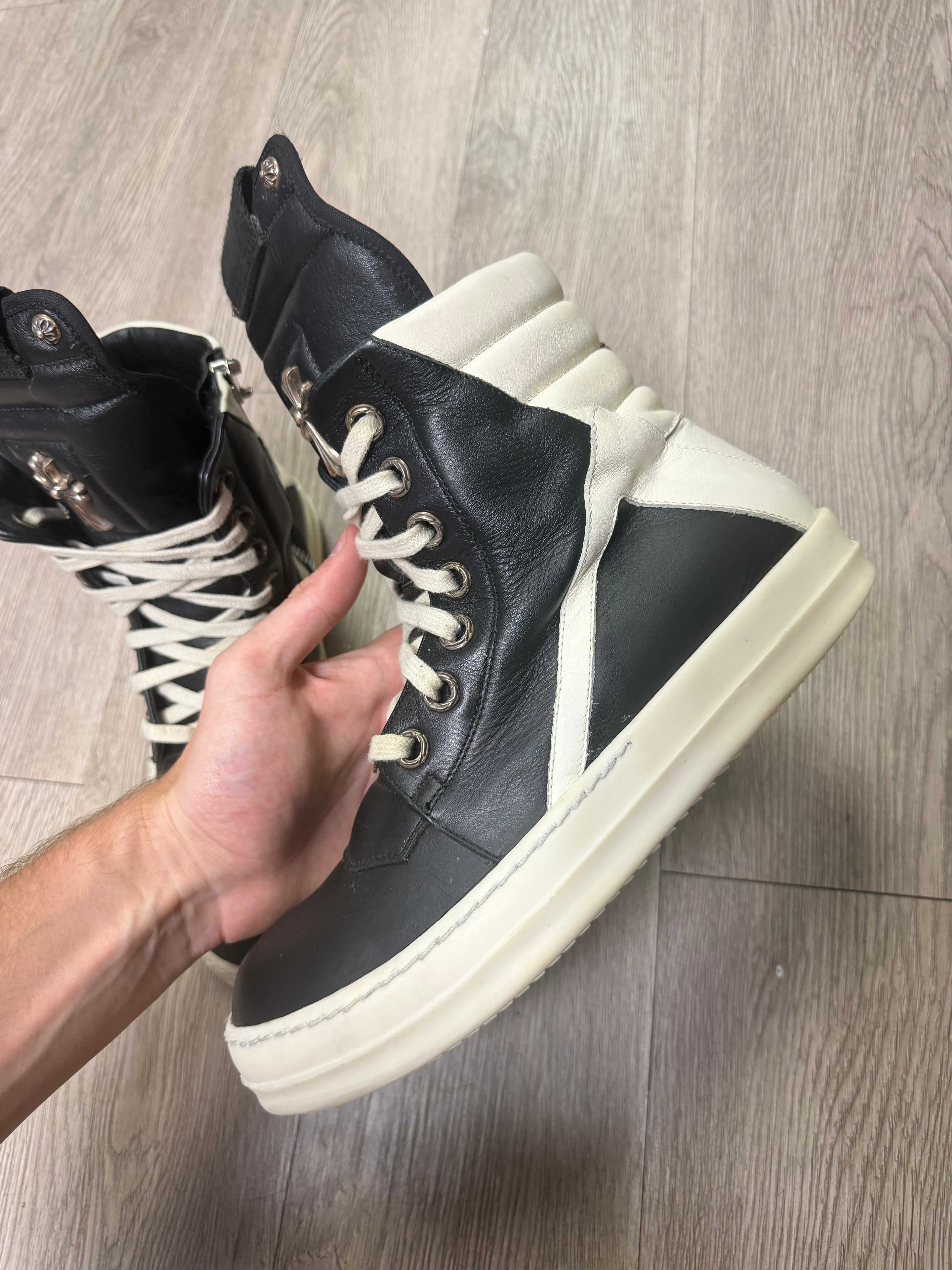 Chrome Hearts x Rick Owens Geobasket Sneakers