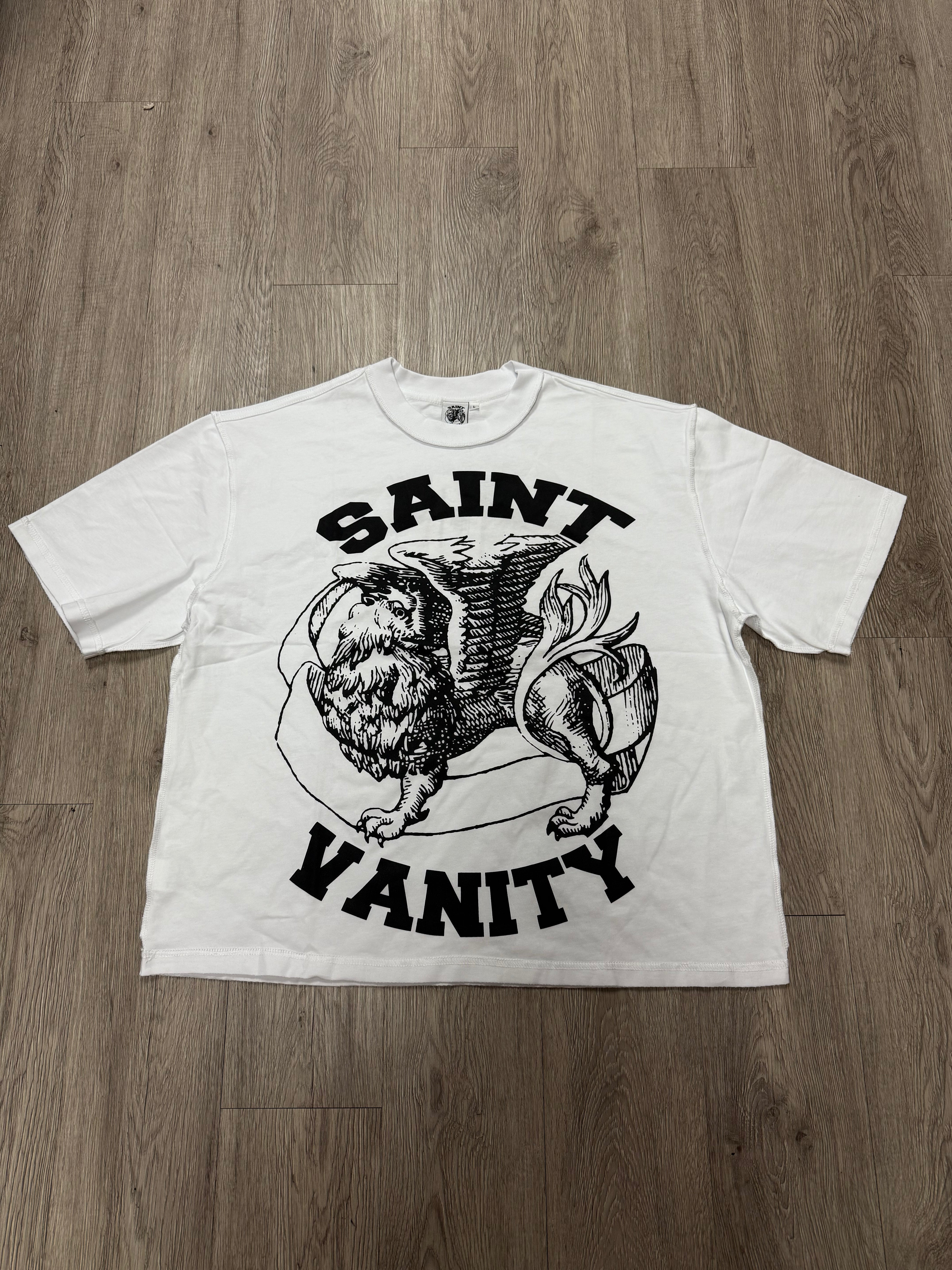 Saint Vanity Griffin Tee White Black