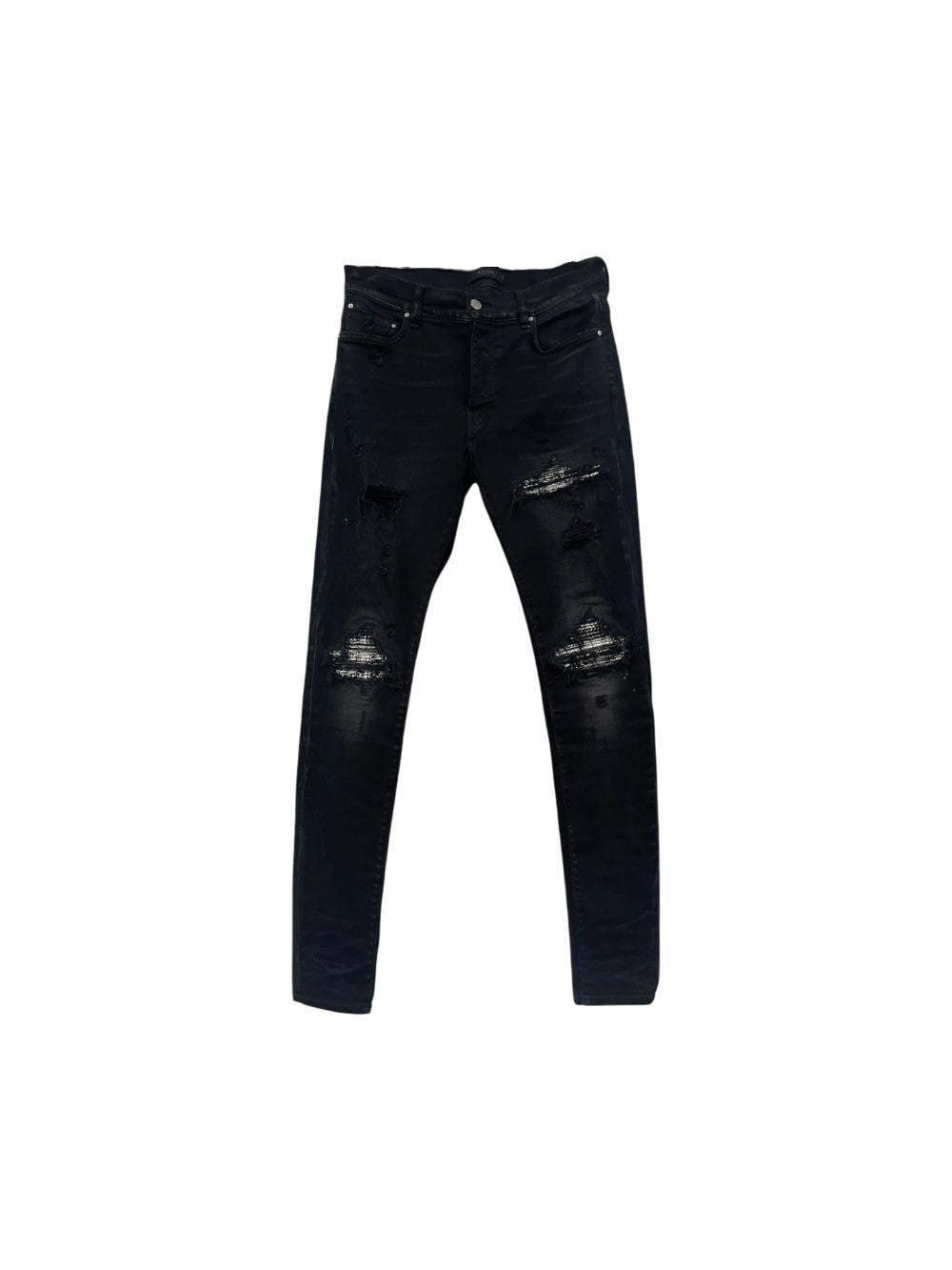 Amiri "MX1" Boucle Patch Black Wash Jeans