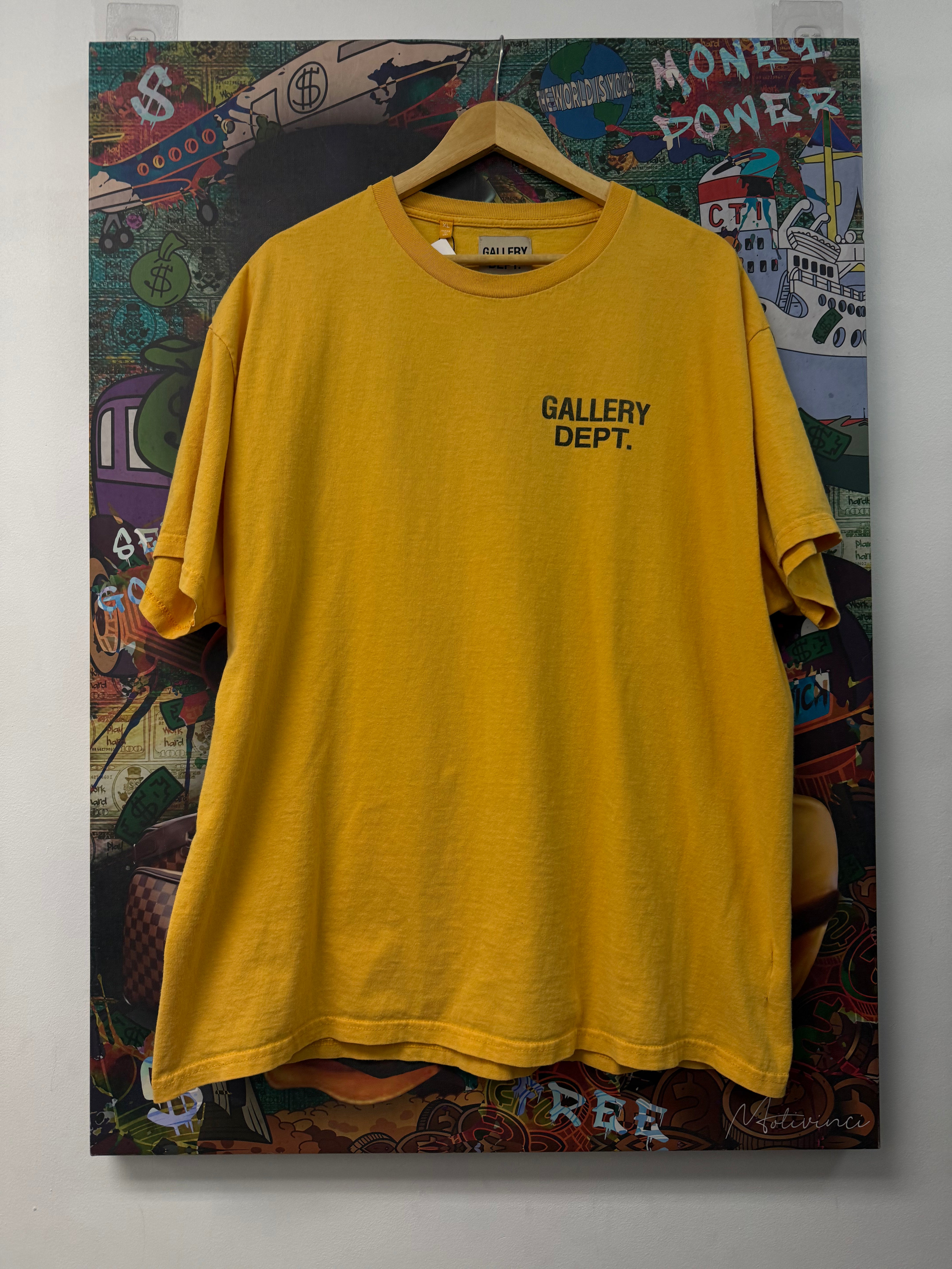 Gallery Yellow Black Souvenir Tee