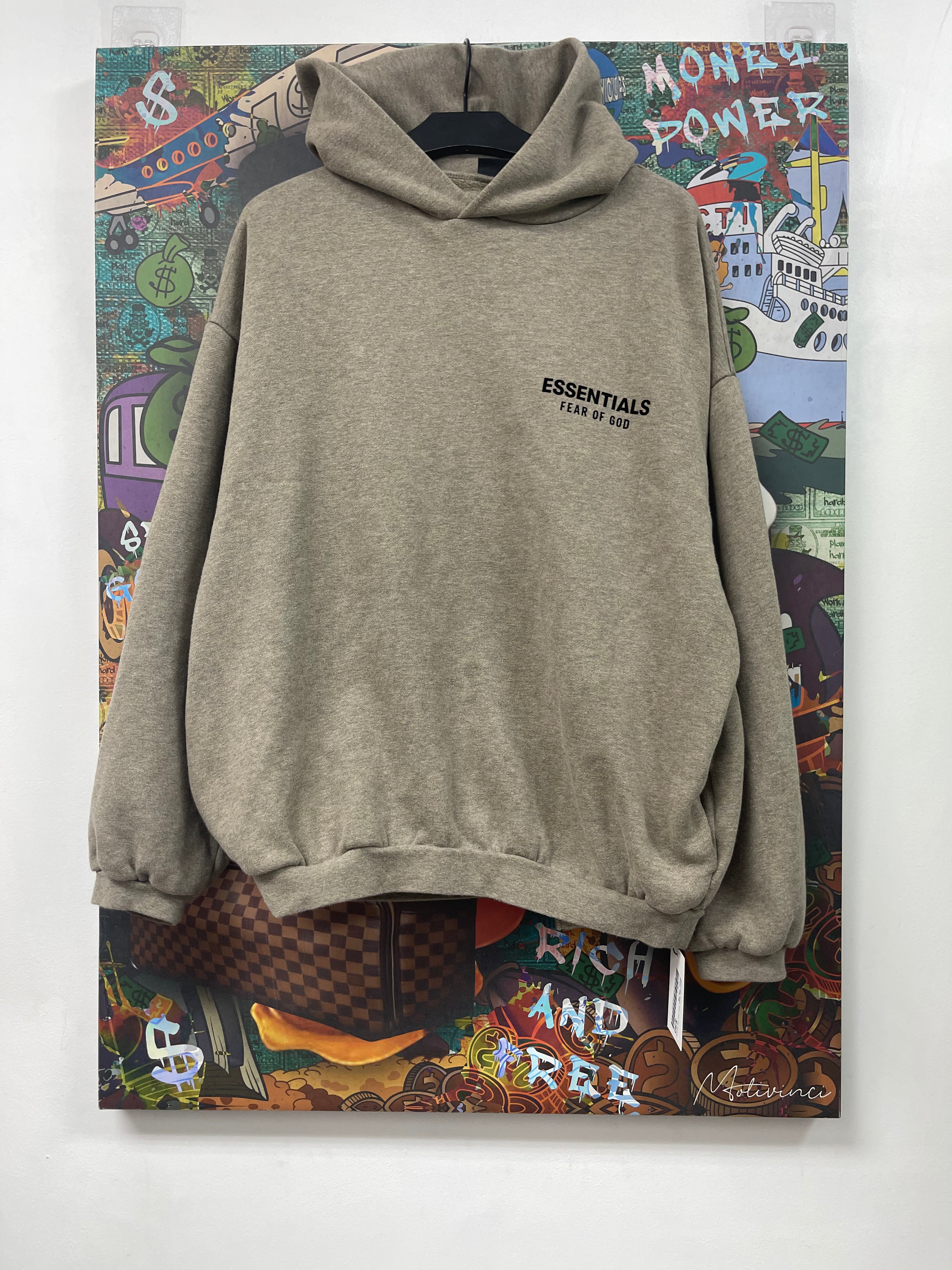 Essentials Taupe Haze (Fits XS) Hoodie