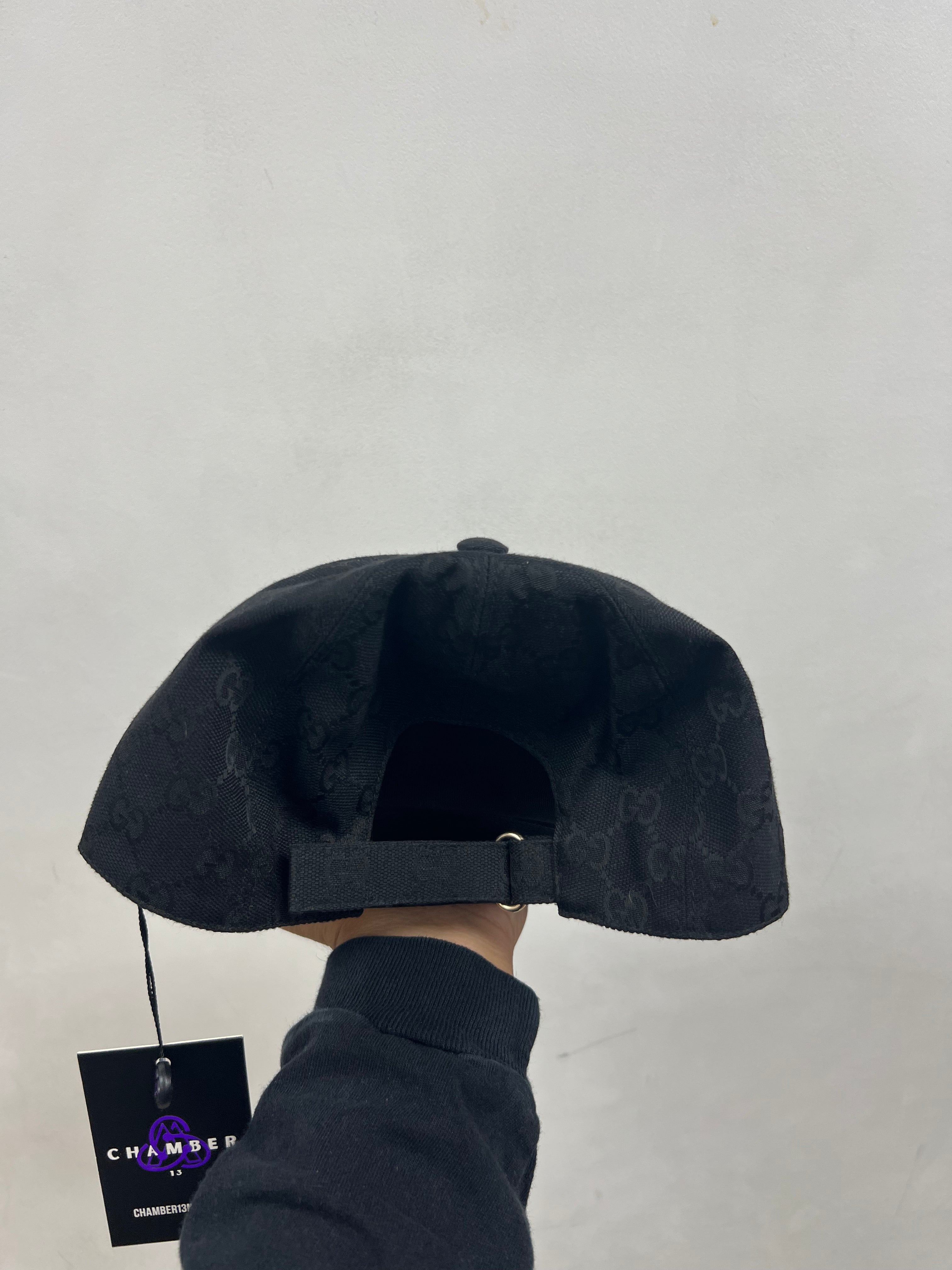 Gucci Black Monogram Hat