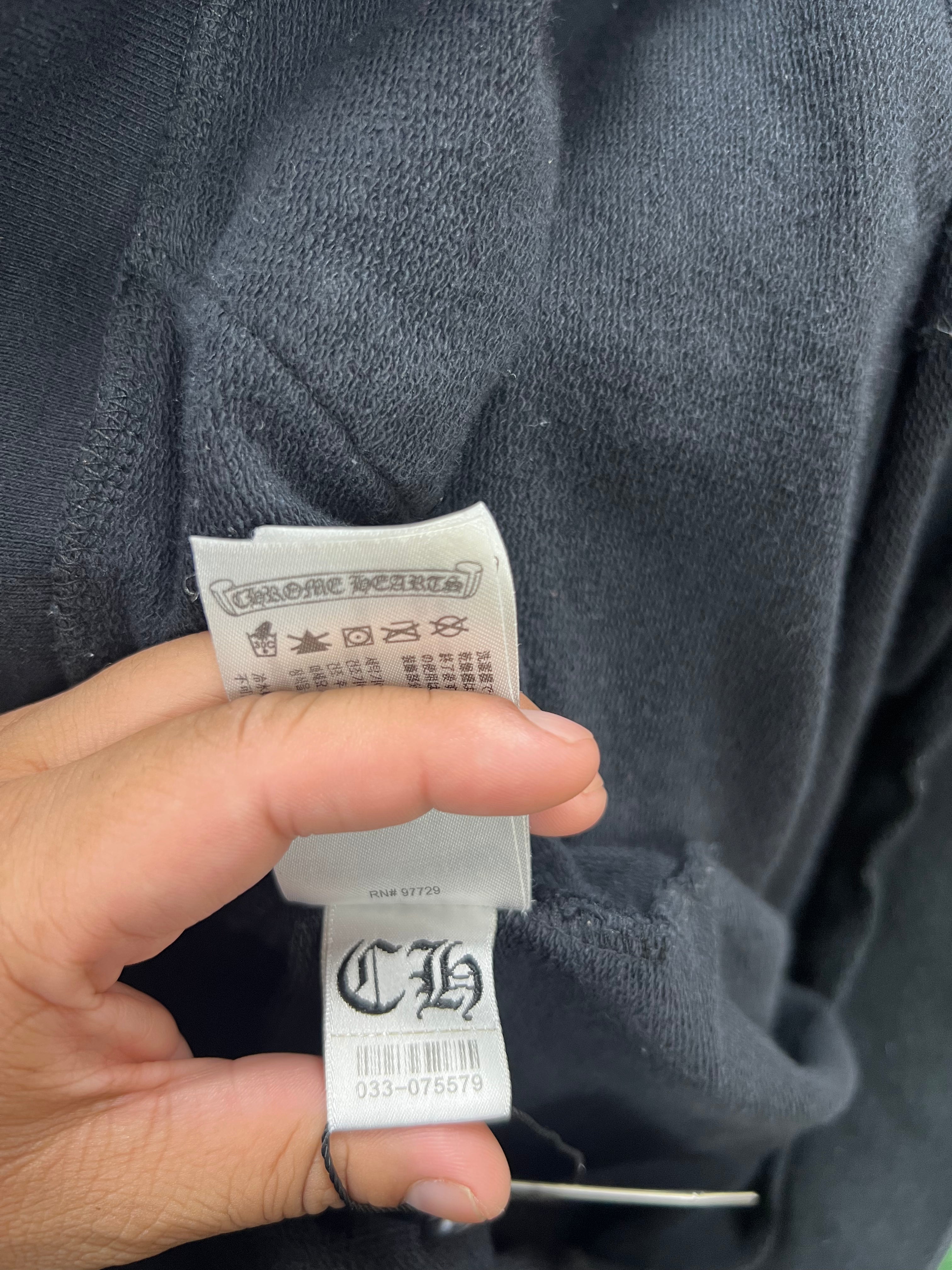 Chrome Hearts Black Monogram Horseshoe Hoodie