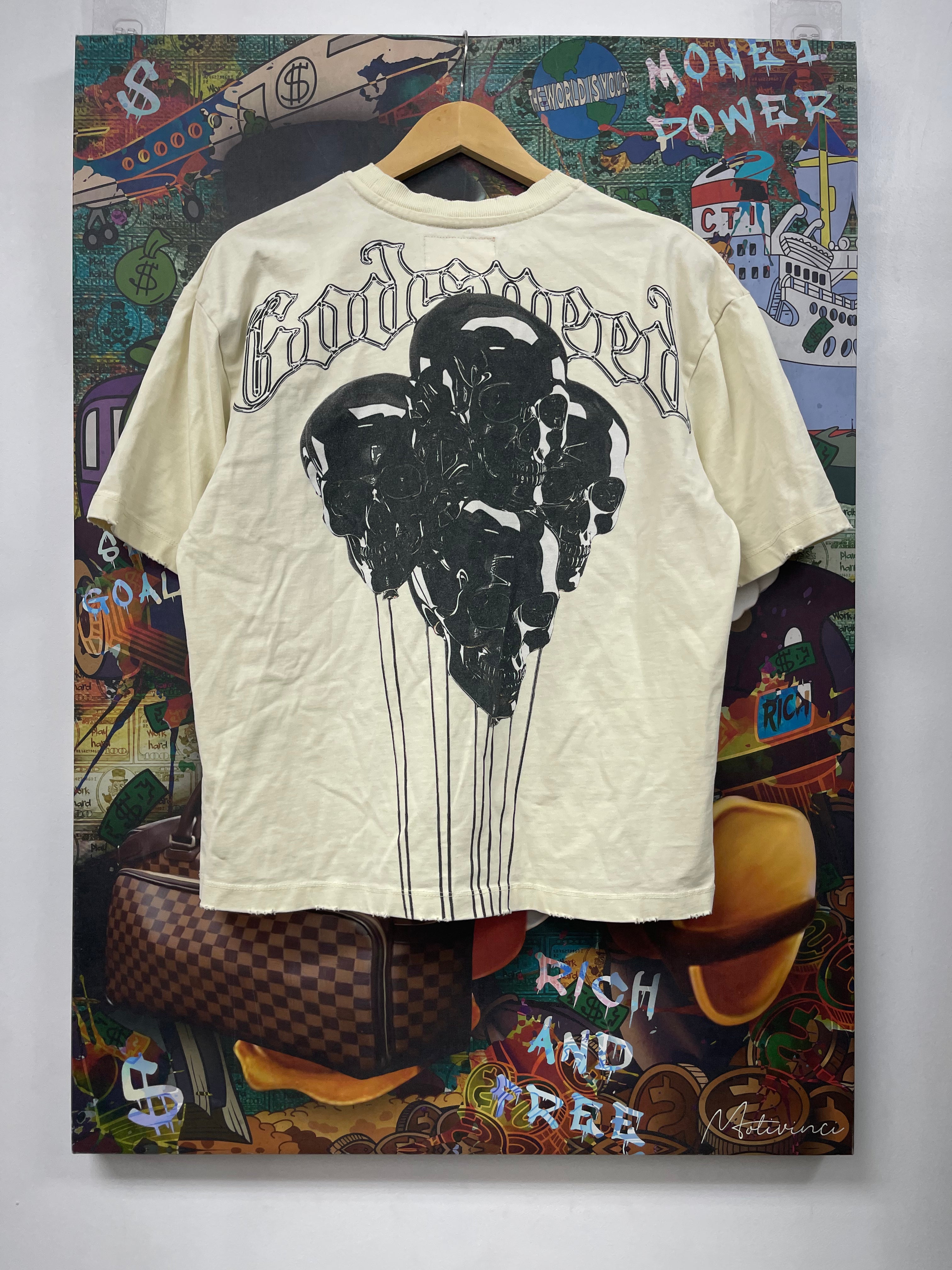 Godspeed Bone Skeleton Balloons Tee
