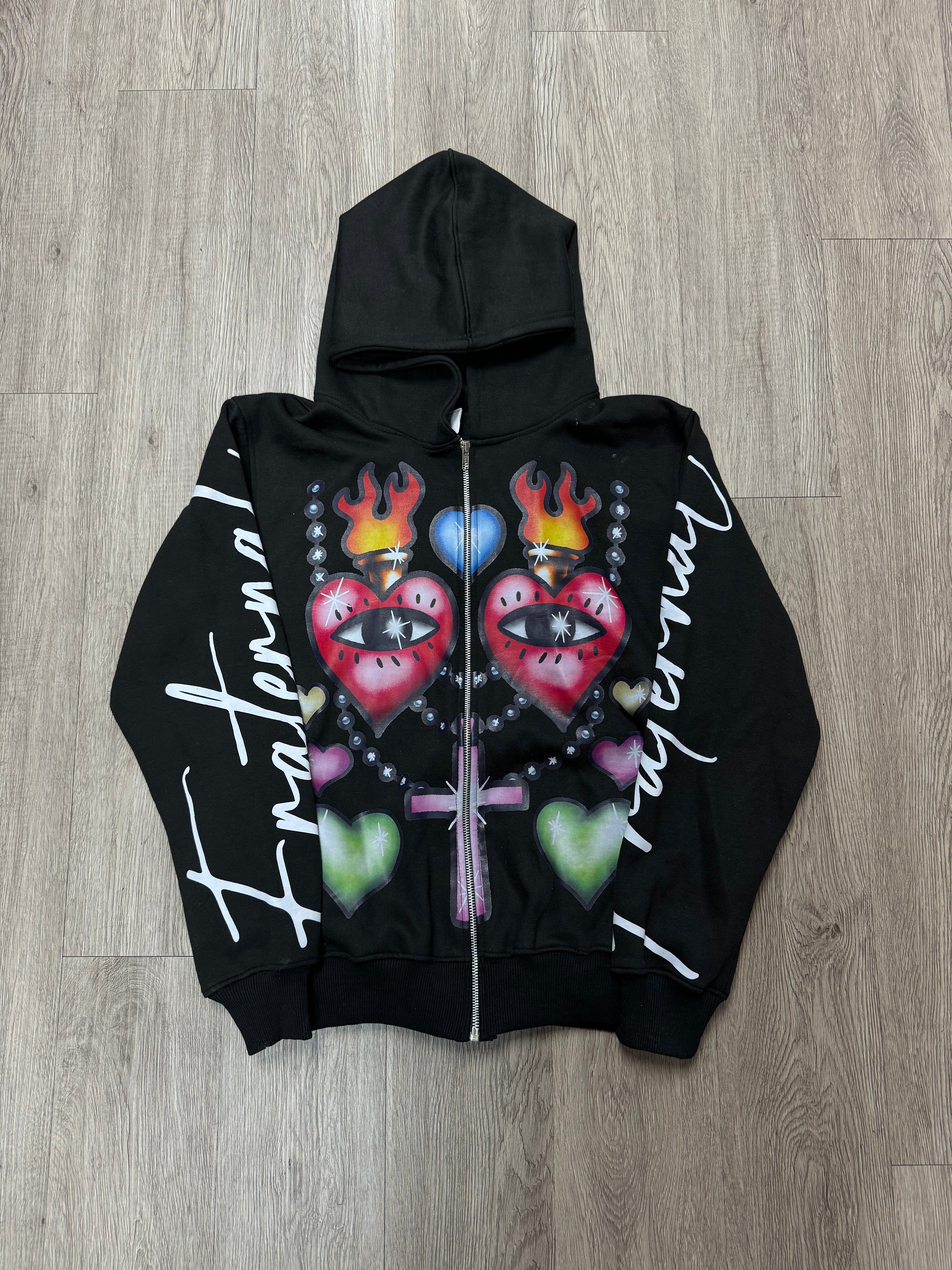 Fraternal Desires 'Childish Hearts' Black Hoodie