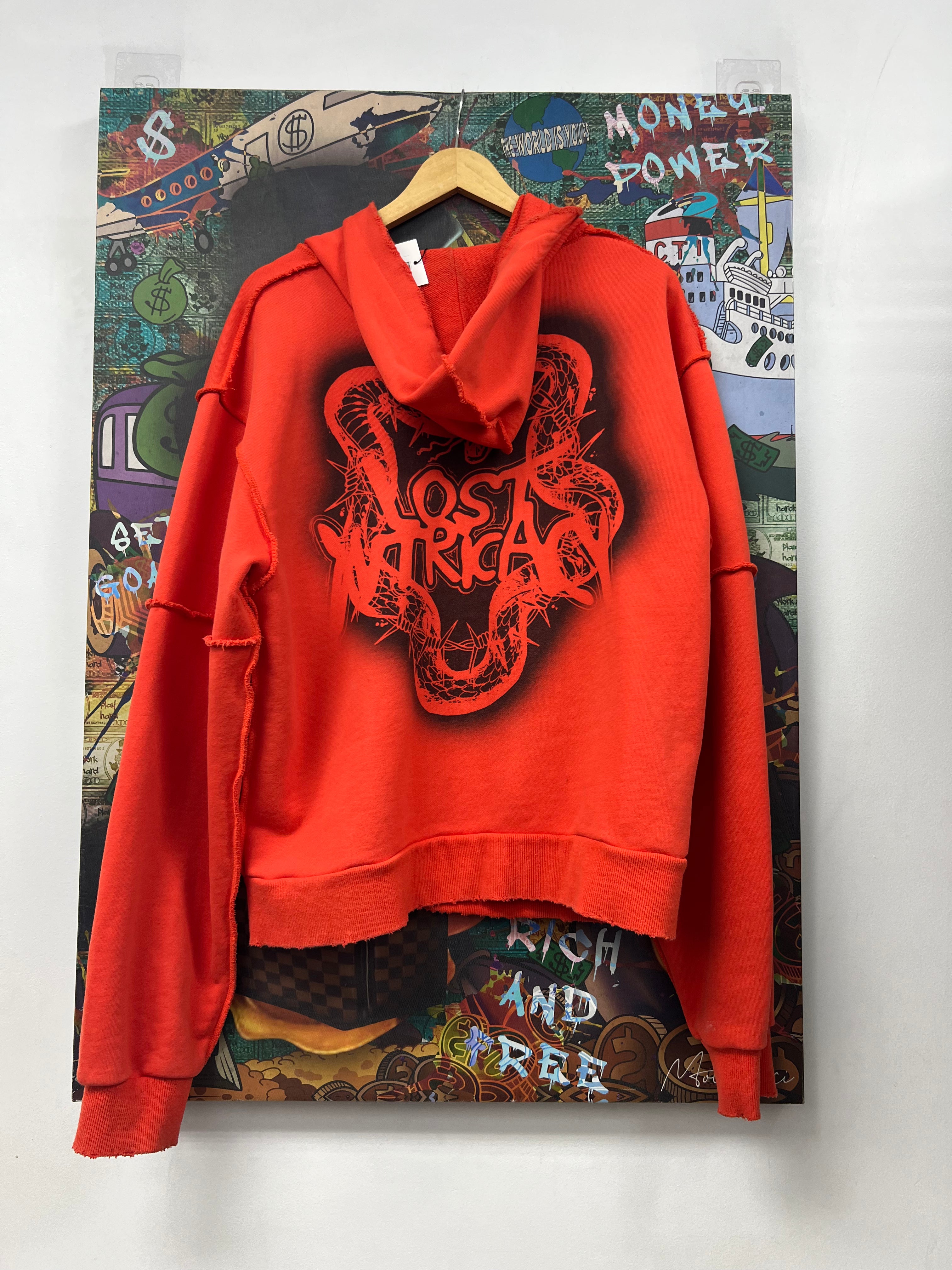 Lost Intricacy Solar Red Zip Up