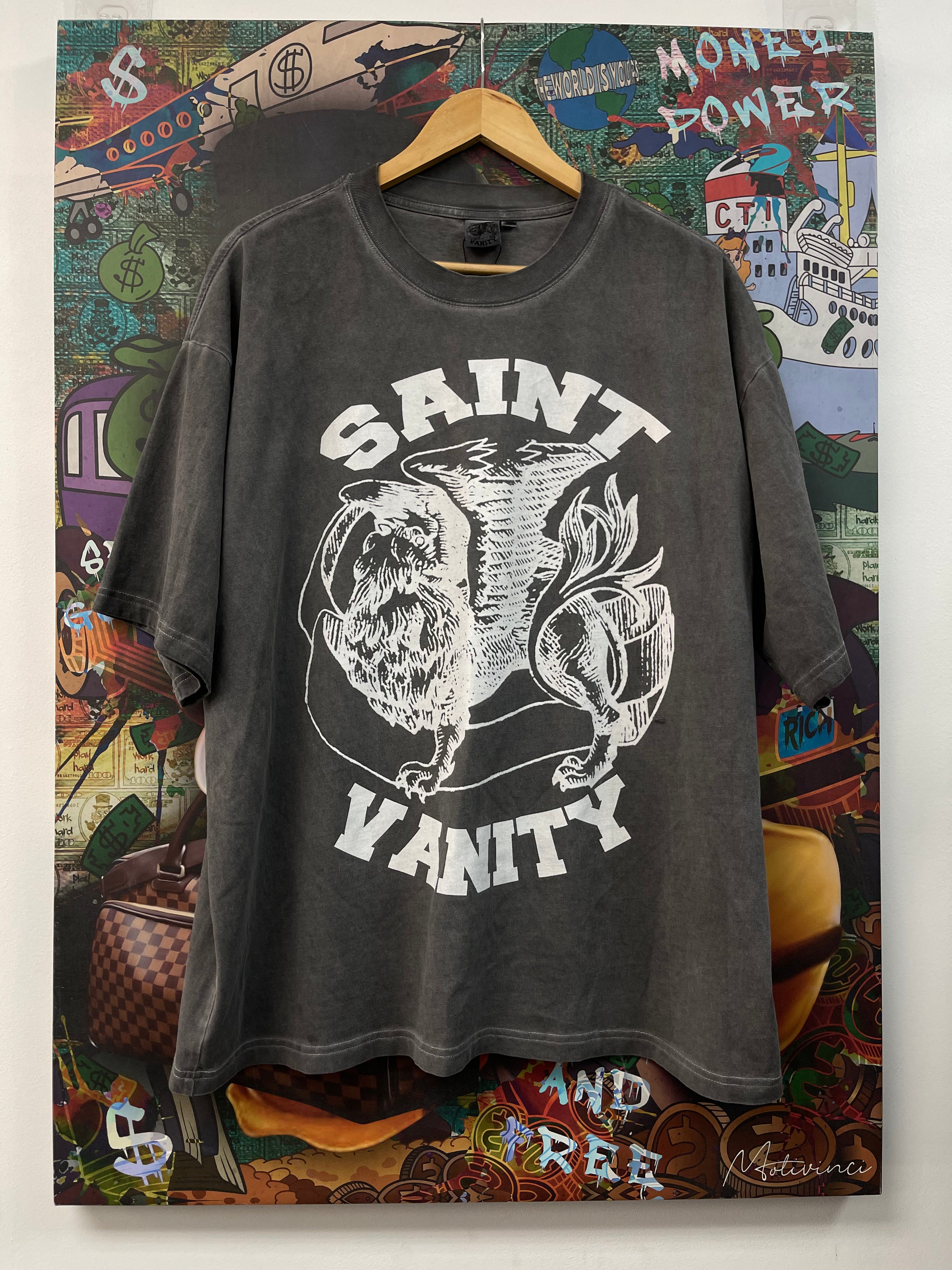 Saint Vanity Griffen Tee Gray Tee