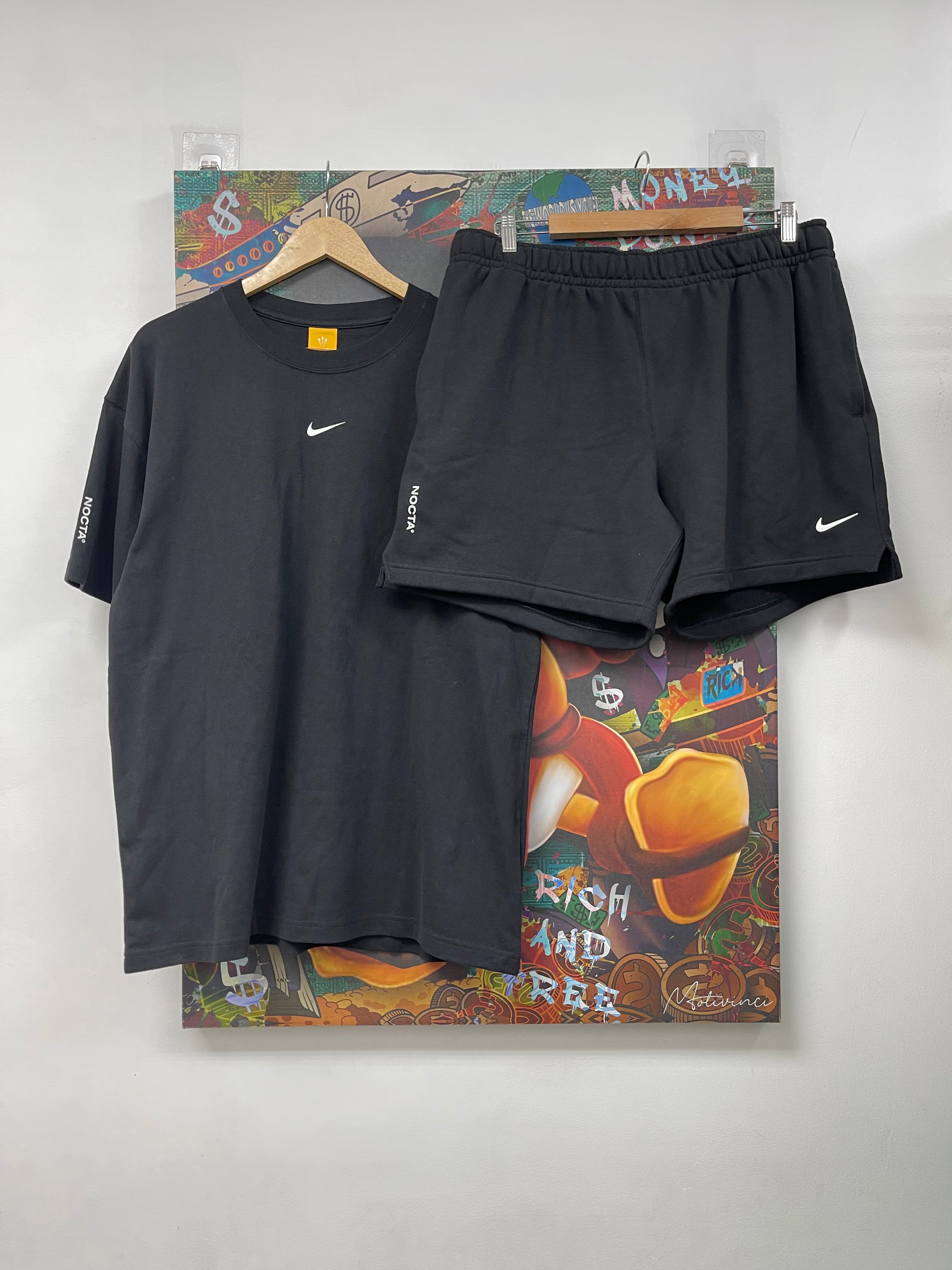 Nike Black Nocta Tee & Shorts Set