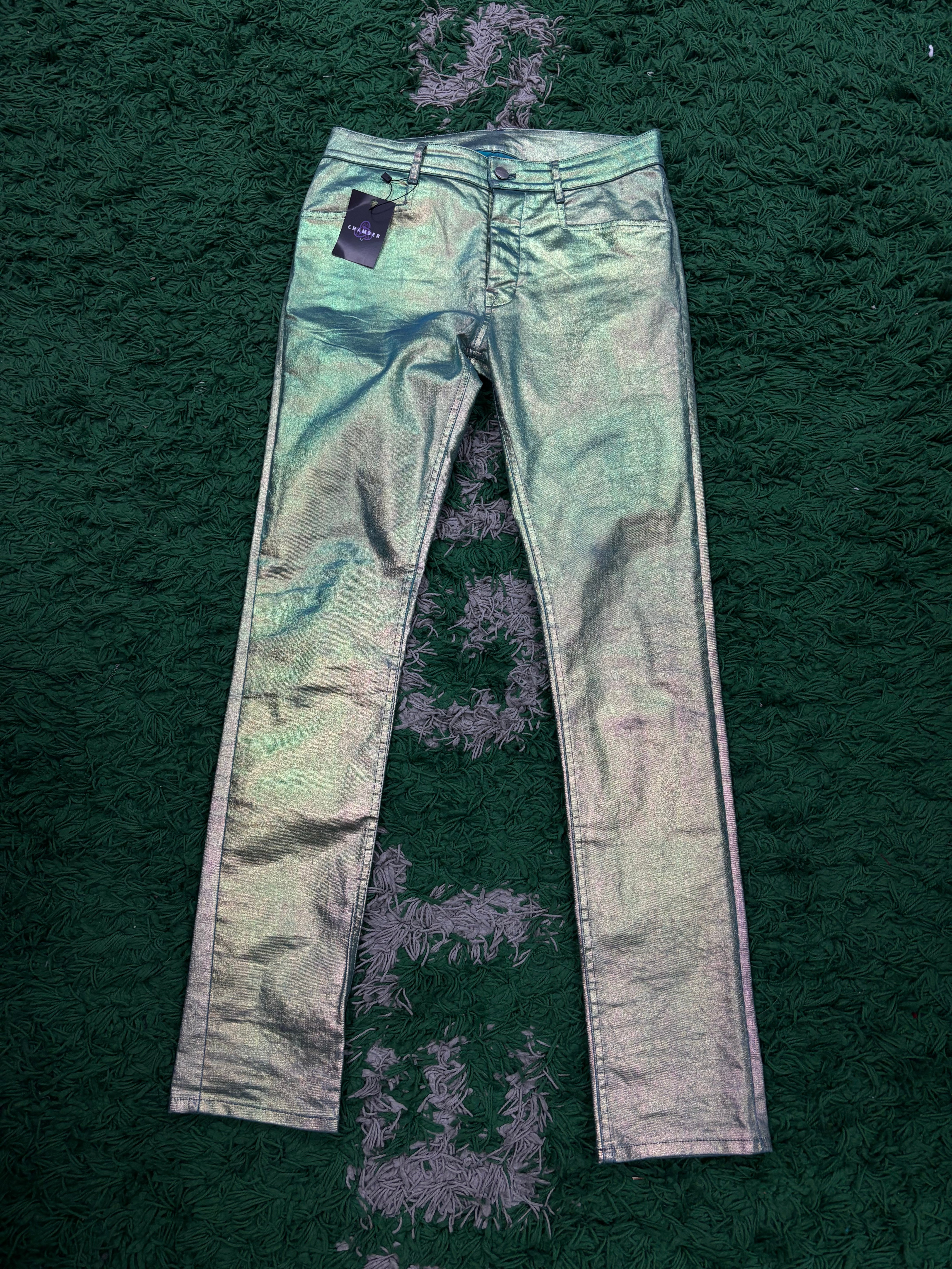 Rick Owen Metallic Jeans Used 34