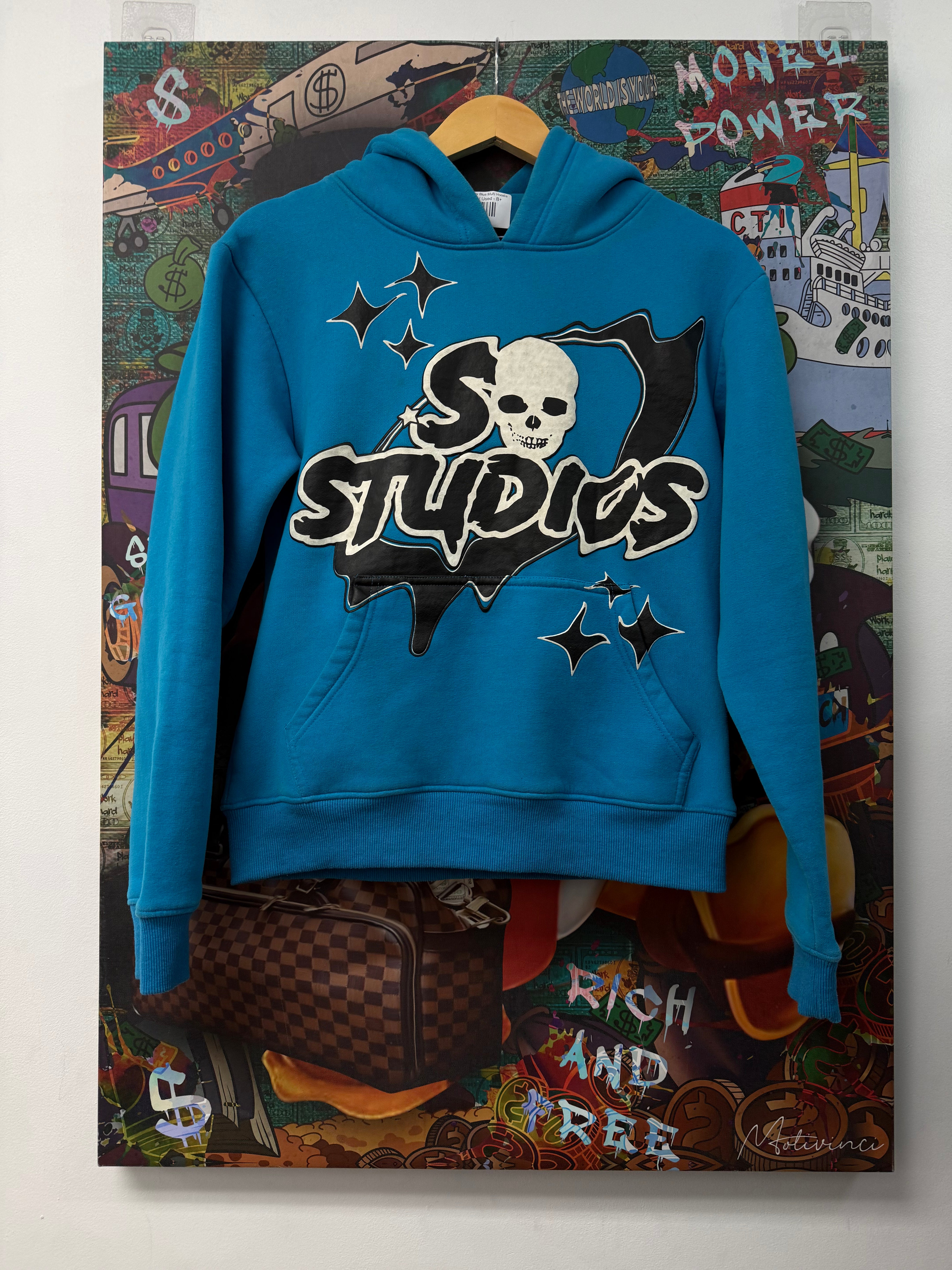 SB Studios Baby Blue Multi Hoodie