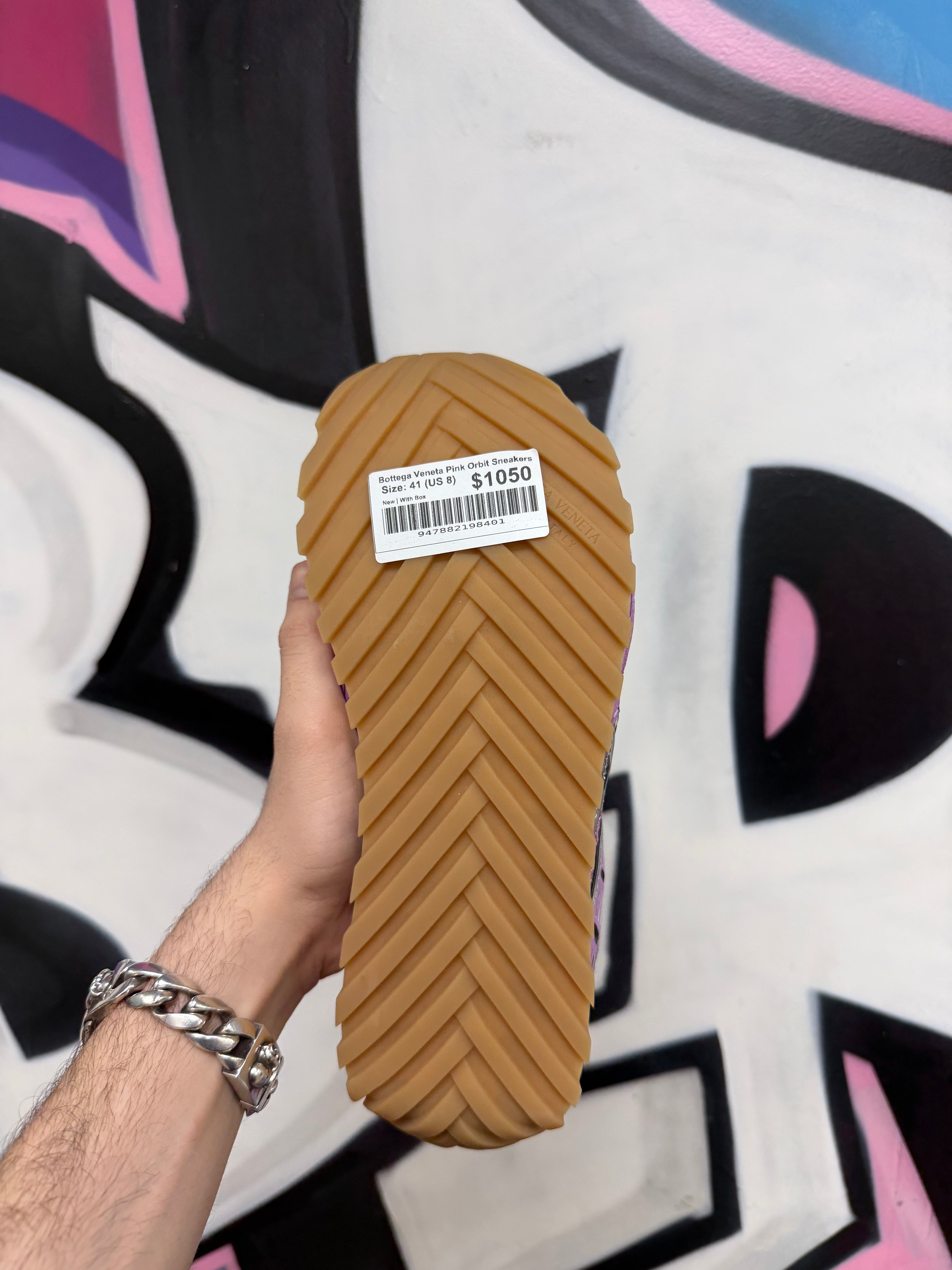 Bottega Veneta Pink Orbit Sneakers